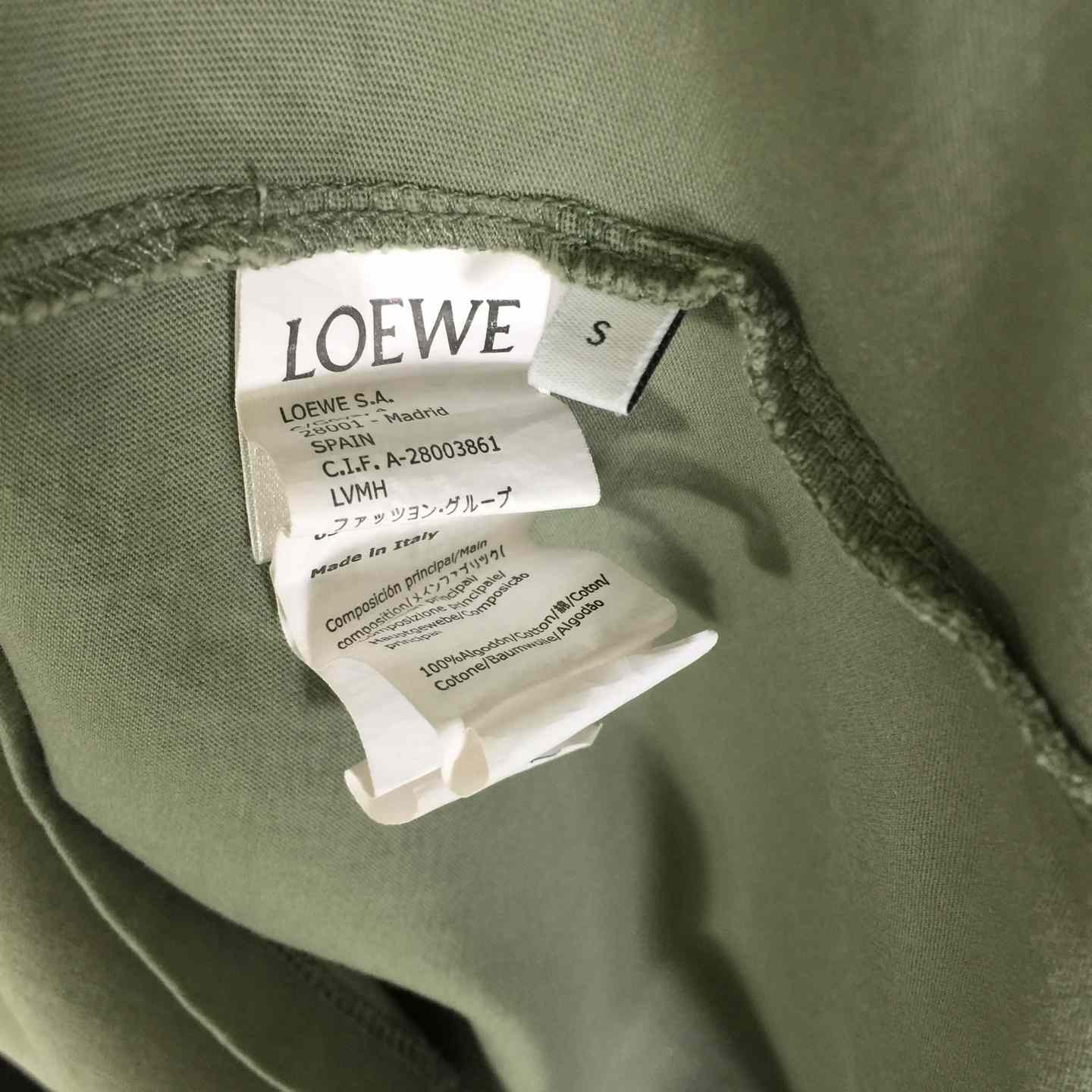 Loewe Relaxed fit T-shirt In Cotton - DopestKickz
