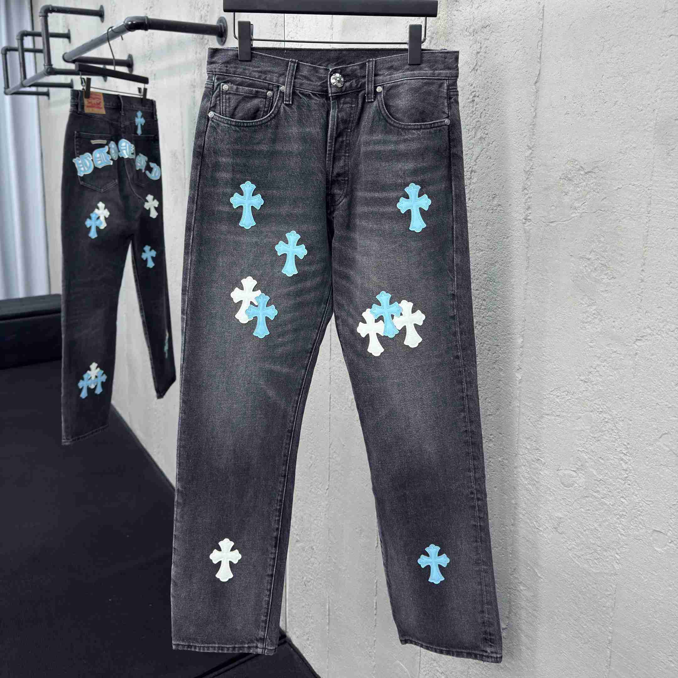Chrome Hearts Jeans - DopestKickz