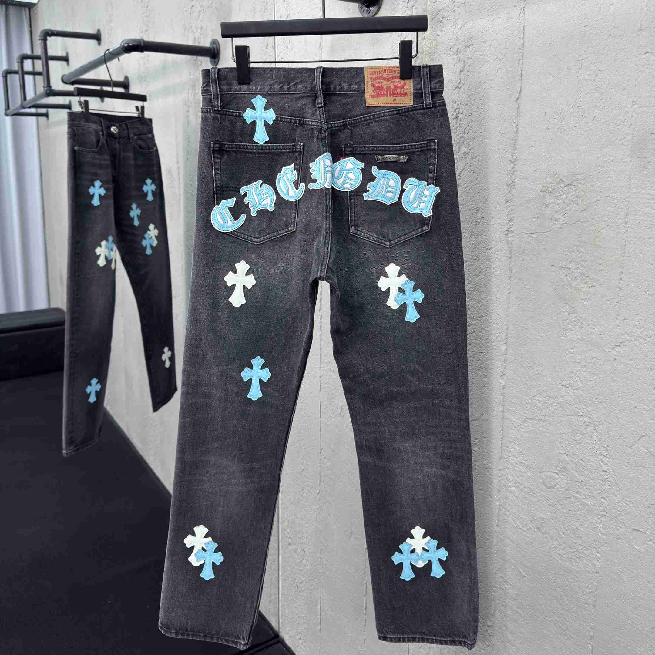 Chrome Hearts Jeans - DopestKickz