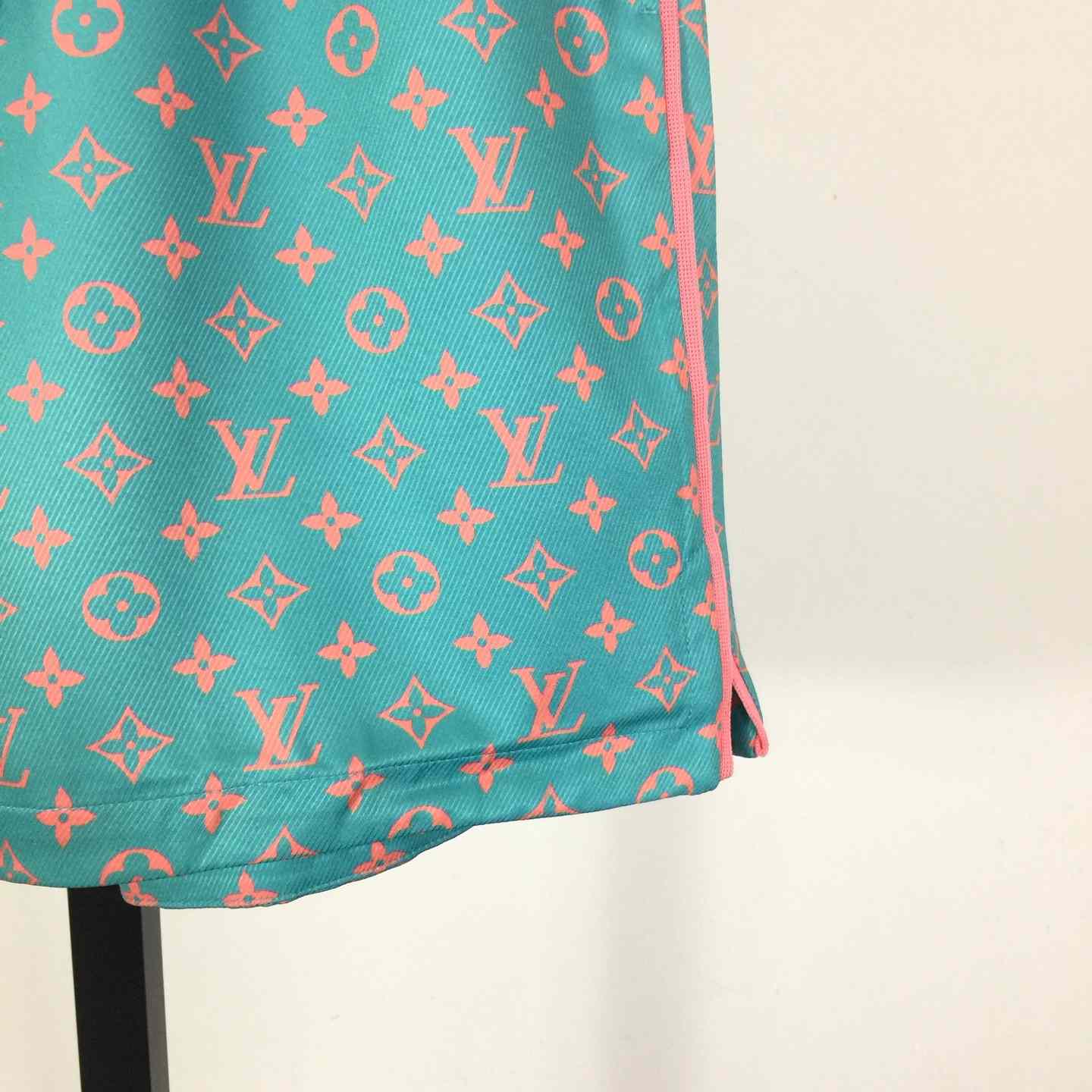 Louis Vuitton Monogram Silk Shorts   1AHVQI - DopestKickz