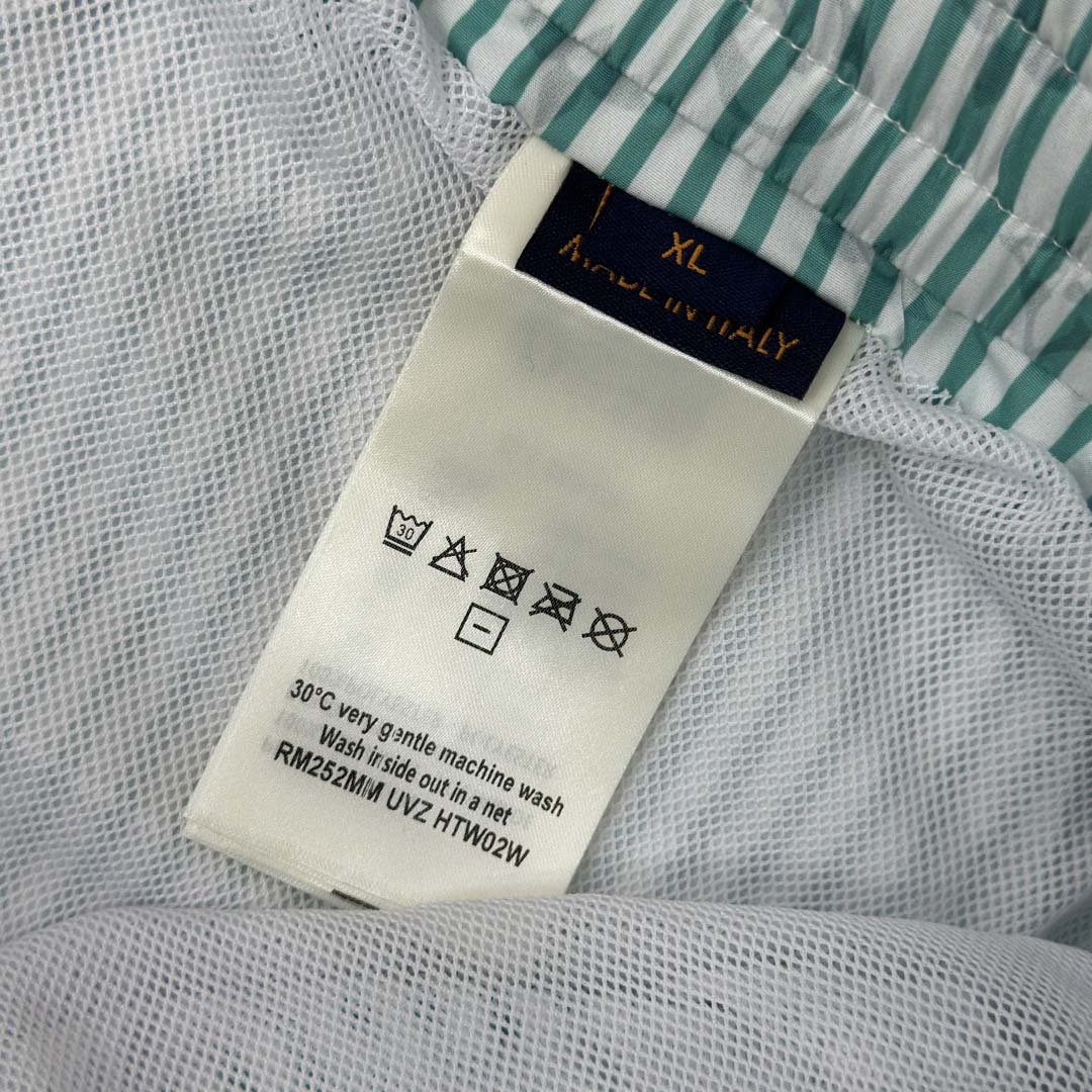 Louis Vuitton Monogram Striped Swim Shorts   1AHVZF-2 - DopestKickz