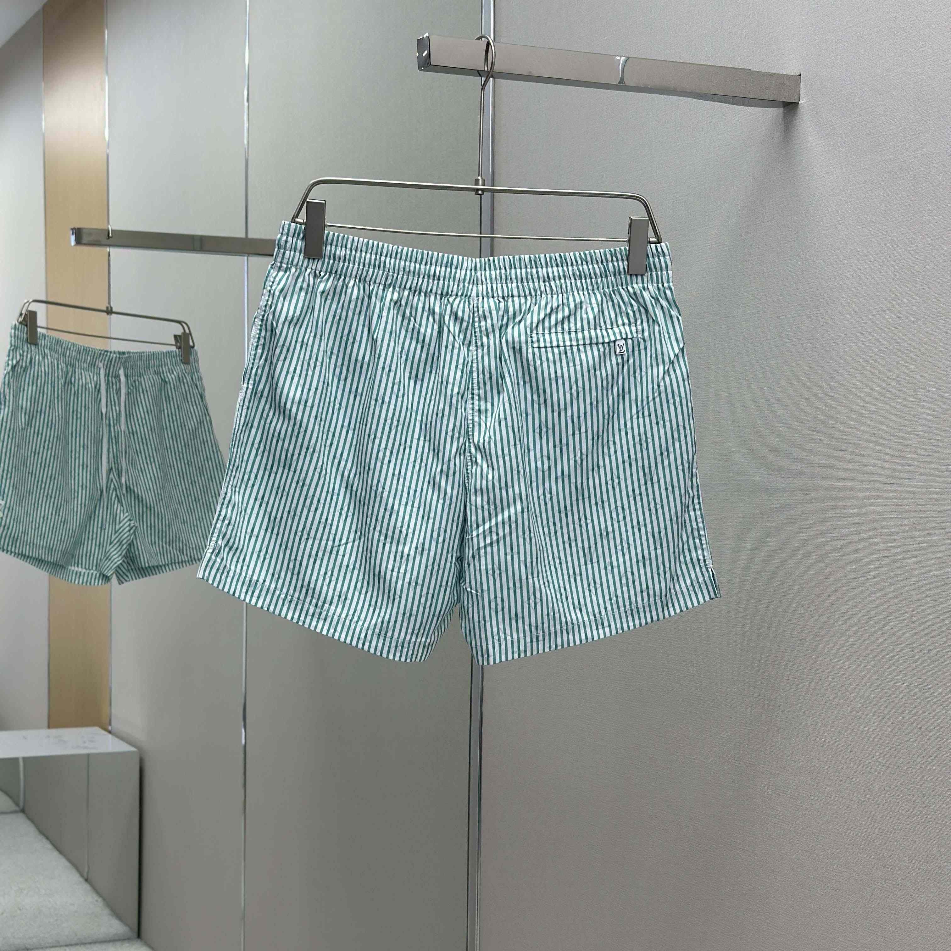 Louis Vuitton Monogram Striped Swim Shorts   1AHVZF-2 - DopestKickz