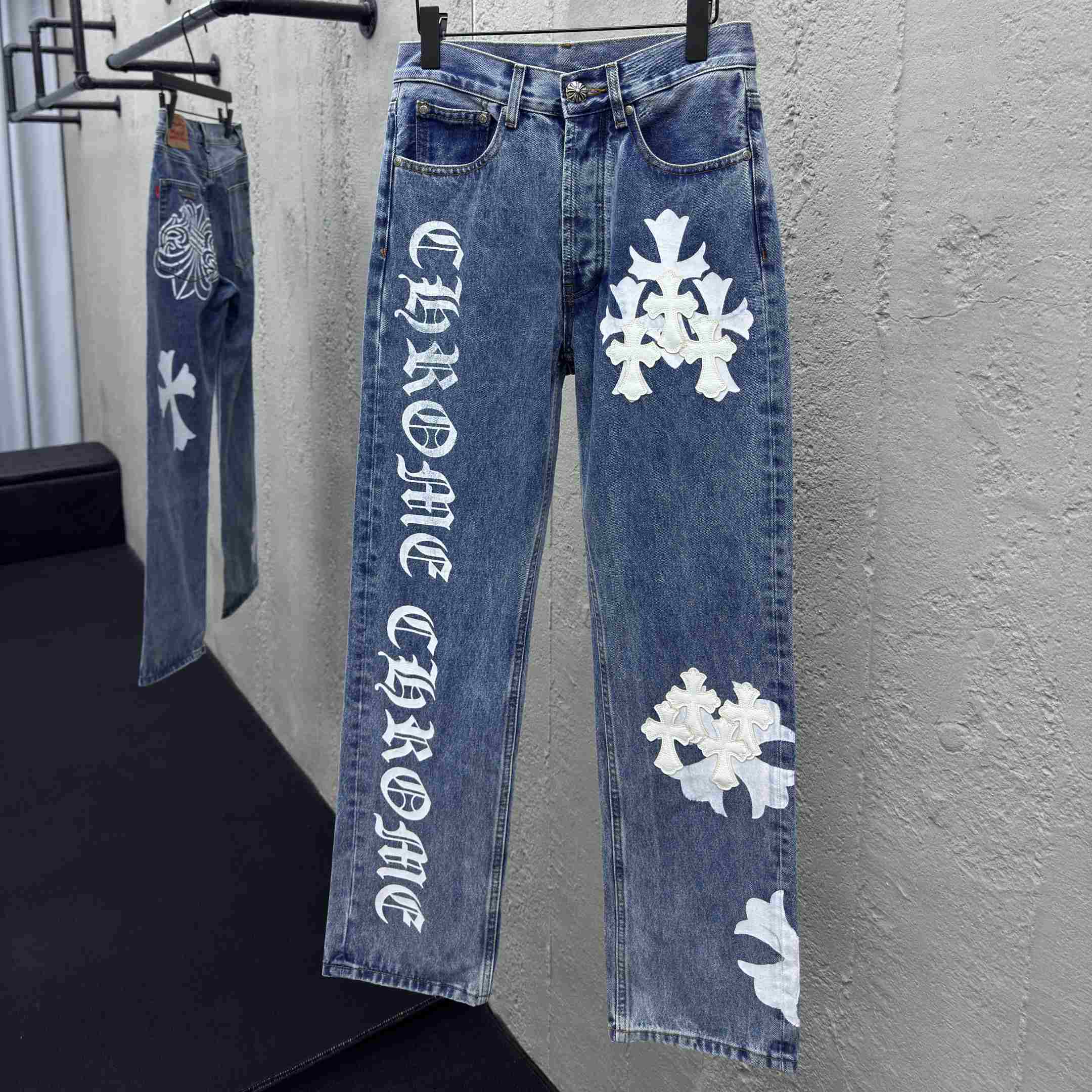 Chrome Hearts Jeans - DopestKickz