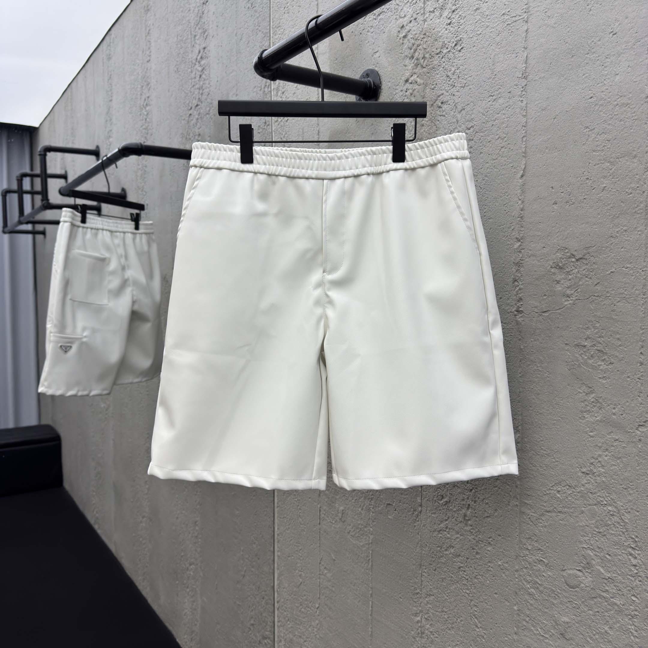 Prada Nappa Leather Bermudas - DopestKickz