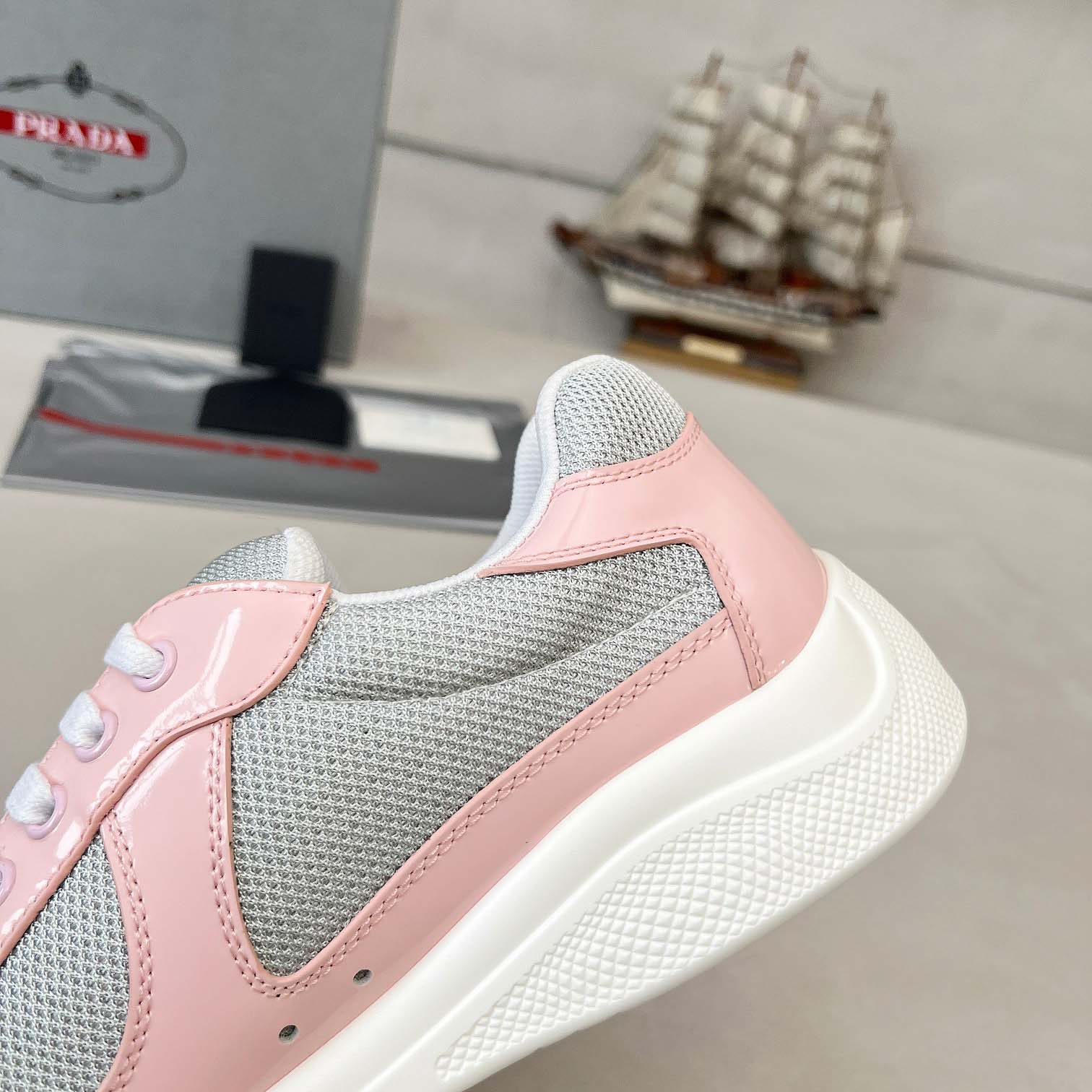 Prada America's Cup Biker Fabric Sneakers - DopestKickz