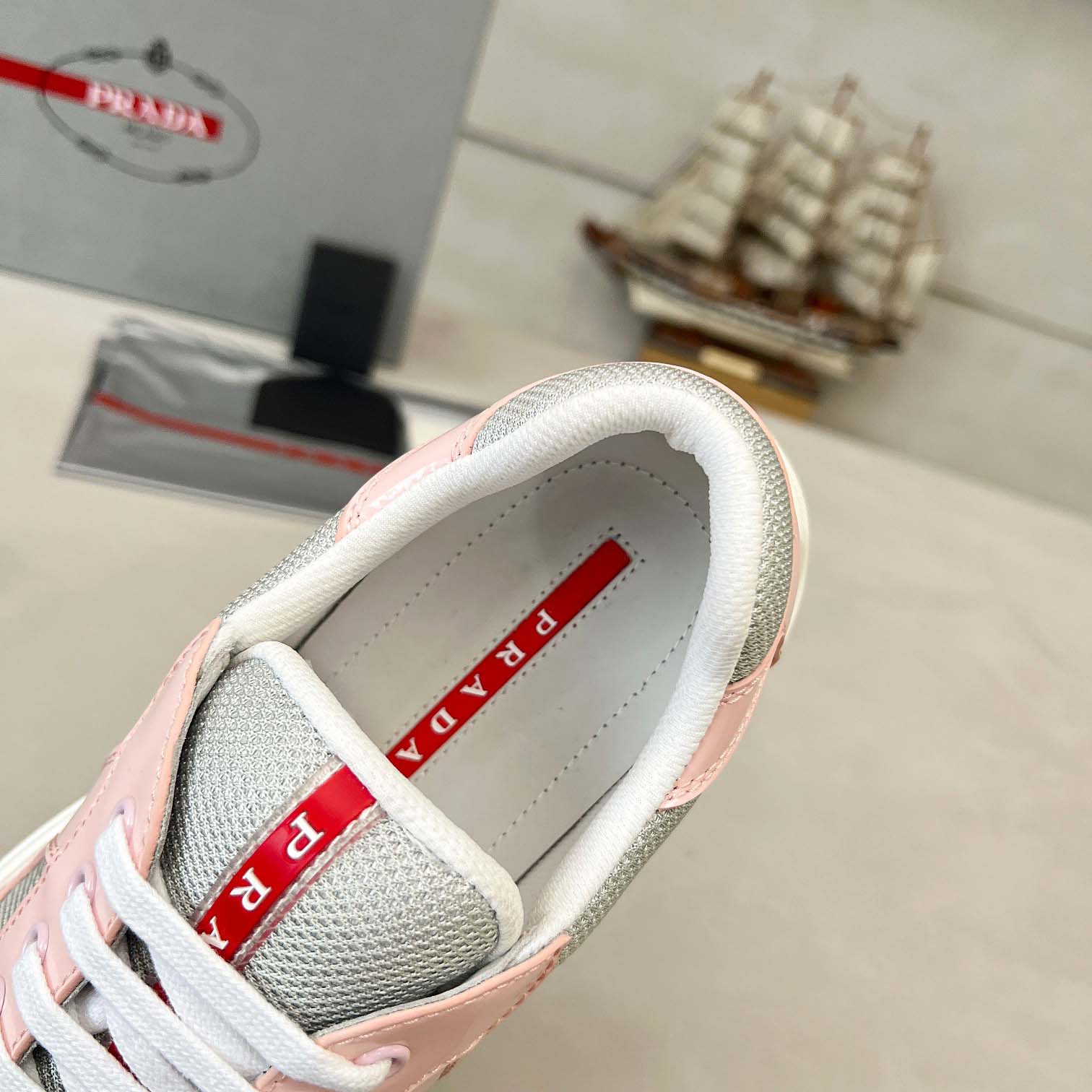 Prada America's Cup Biker Fabric Sneakers - DopestKickz