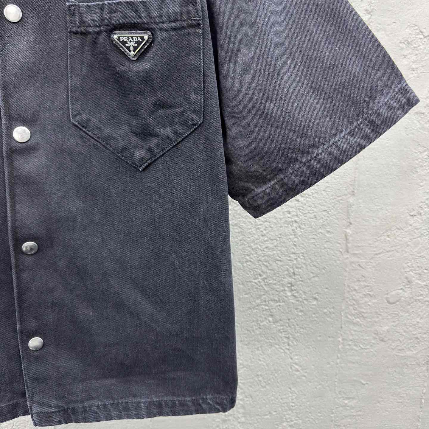 Prada Denim Shirt - DopestKickz