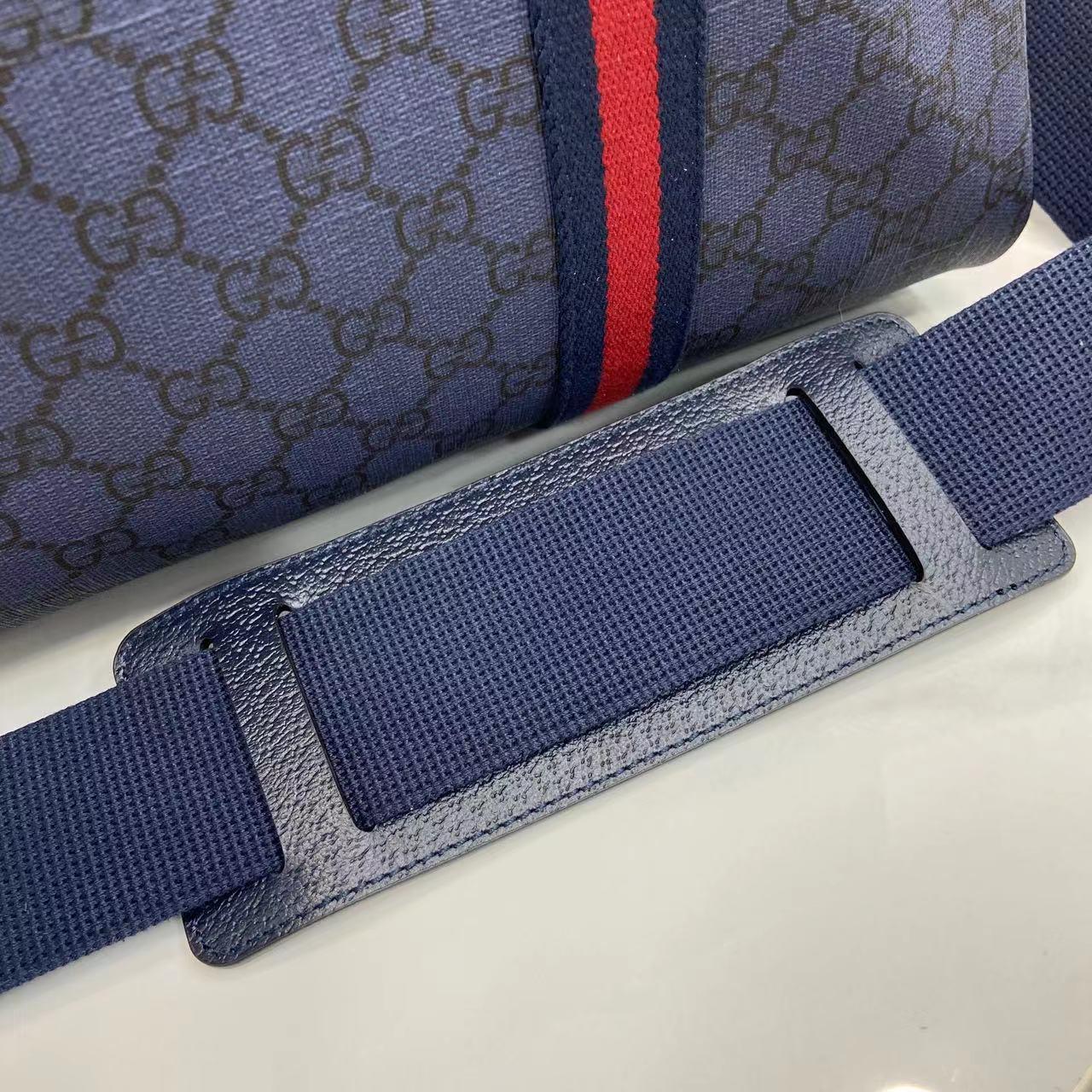 Gucci Medium Duffle Bag With Web - DopestKickz