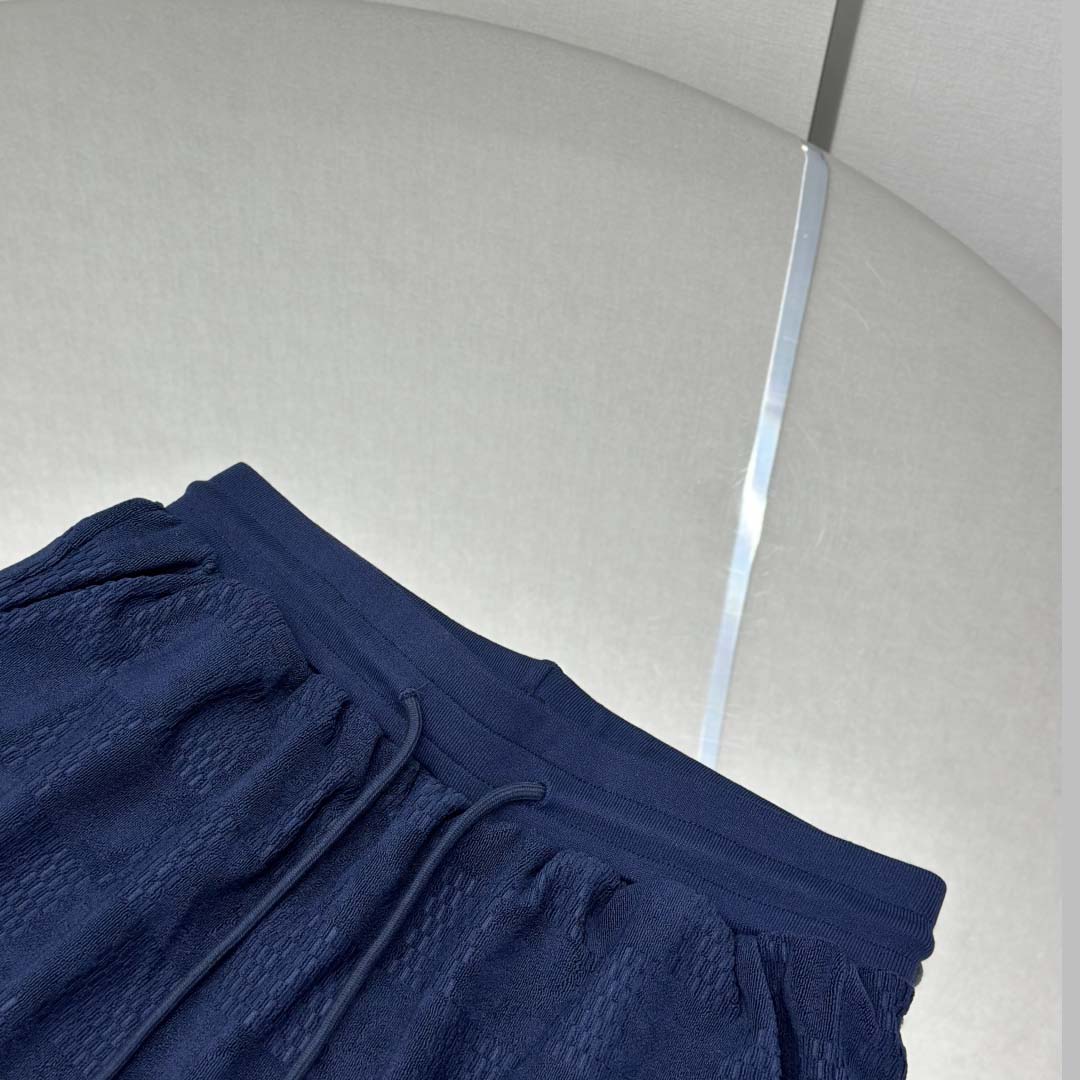 Louis Vuitton Damier French Terry Shorts - DopestKickz