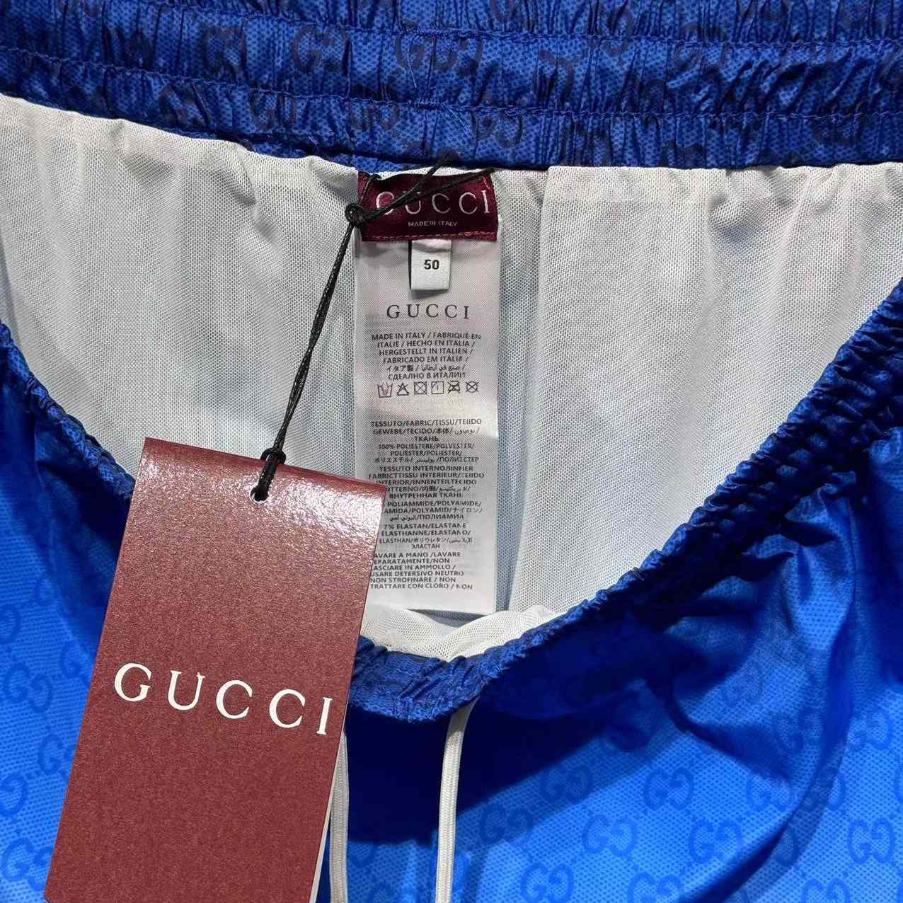 Gucci Printed Technical Poplin Swim Shorts  - DopestKickz