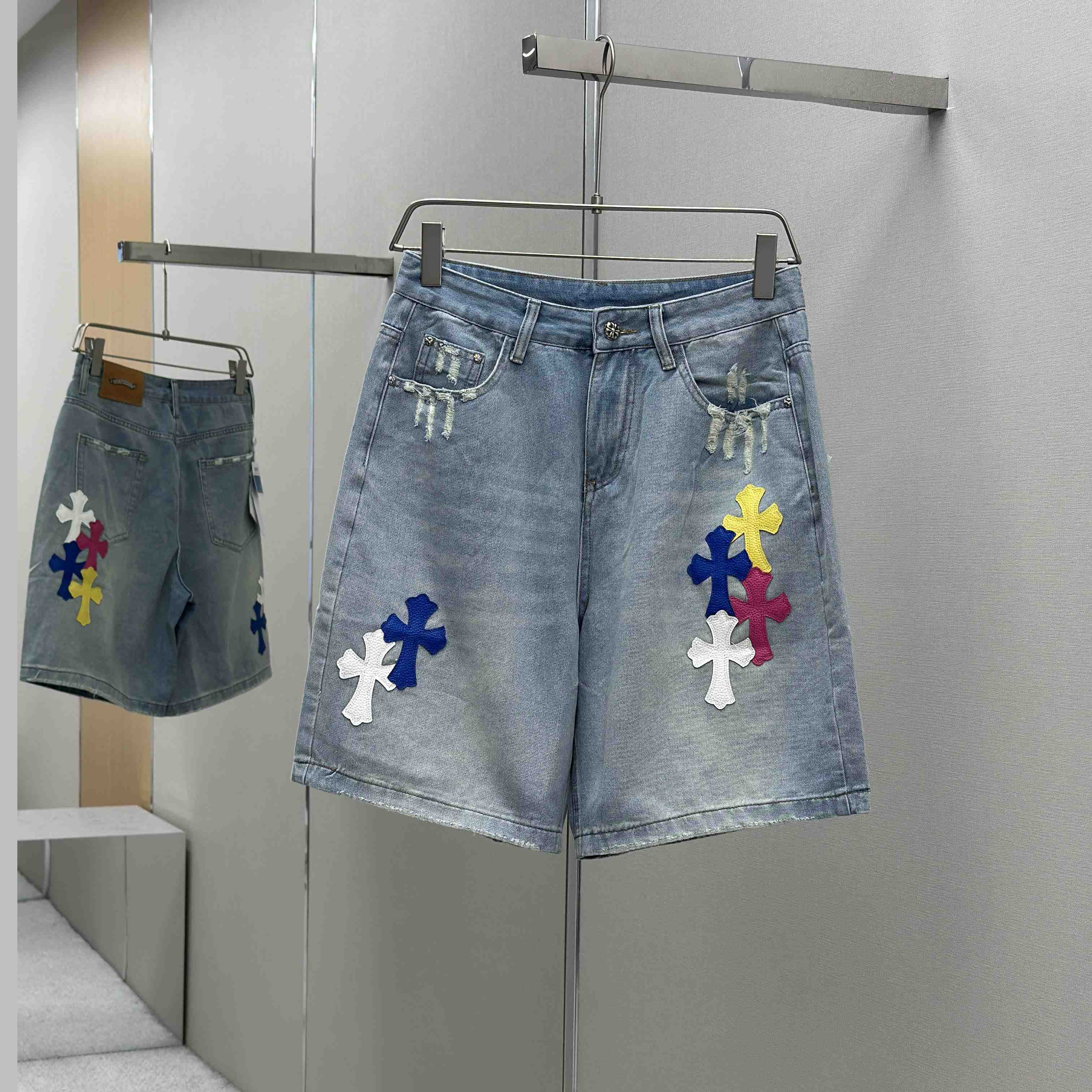 Chrome Hearts Denim Short - DopestKickz