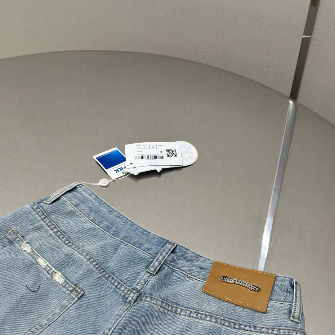 Chrome Hearts Denim Short - DopestKickz
