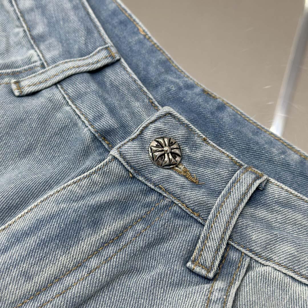 Chrome Hearts Denim Short - DopestKickz