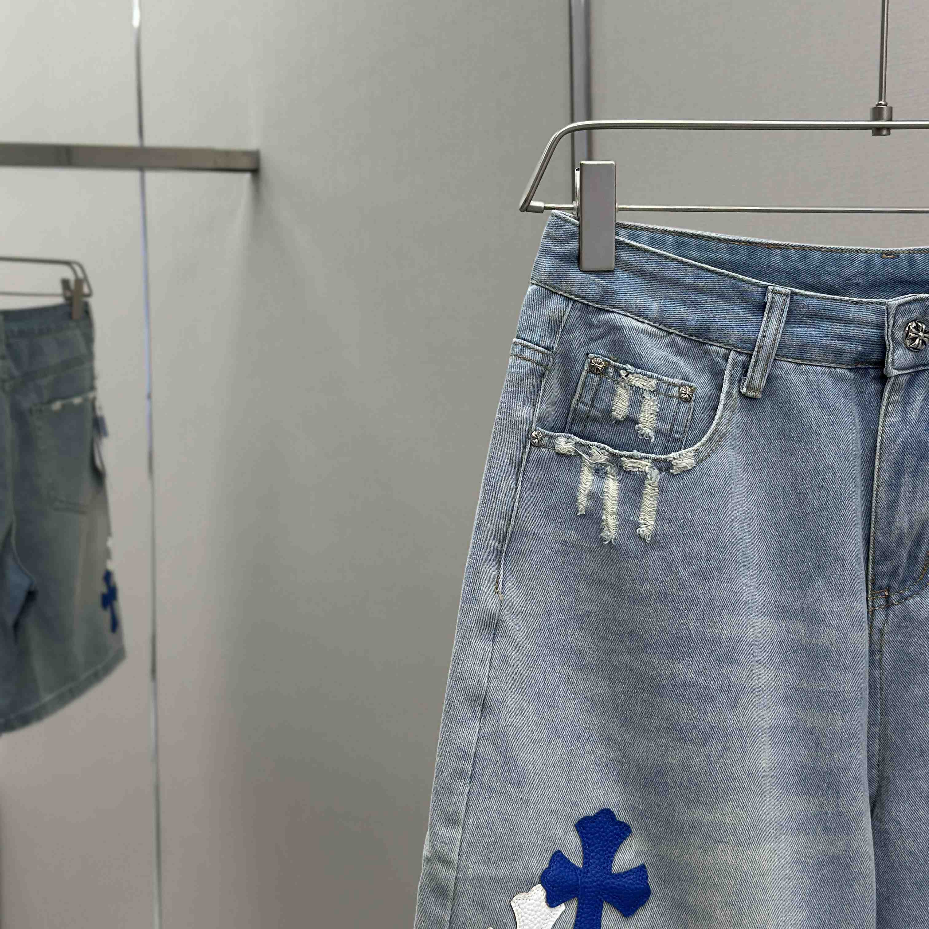Chrome Hearts Denim Short - DopestKickz