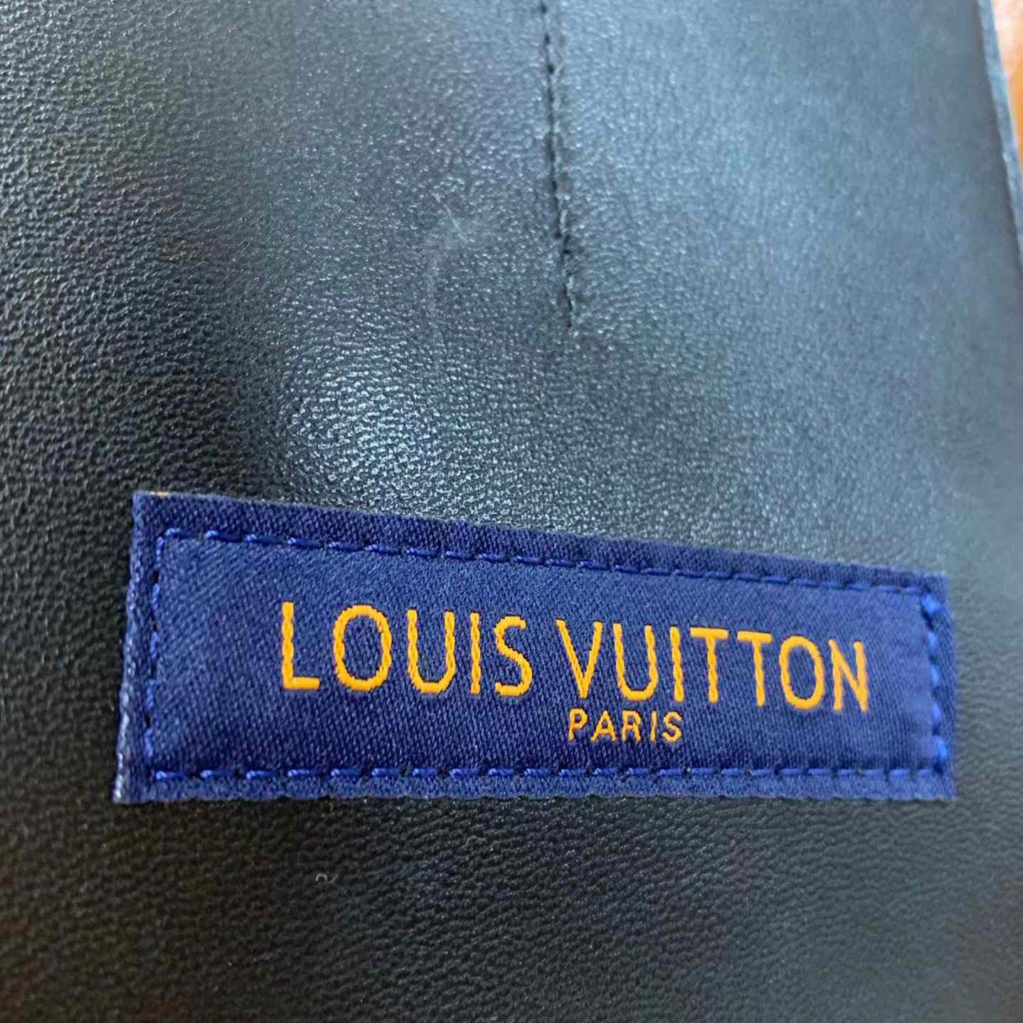 Louis Vuitton Black Monogram Embossed Leather Mid Layer (50% Off Sale)  PB2002       - DopestKickz