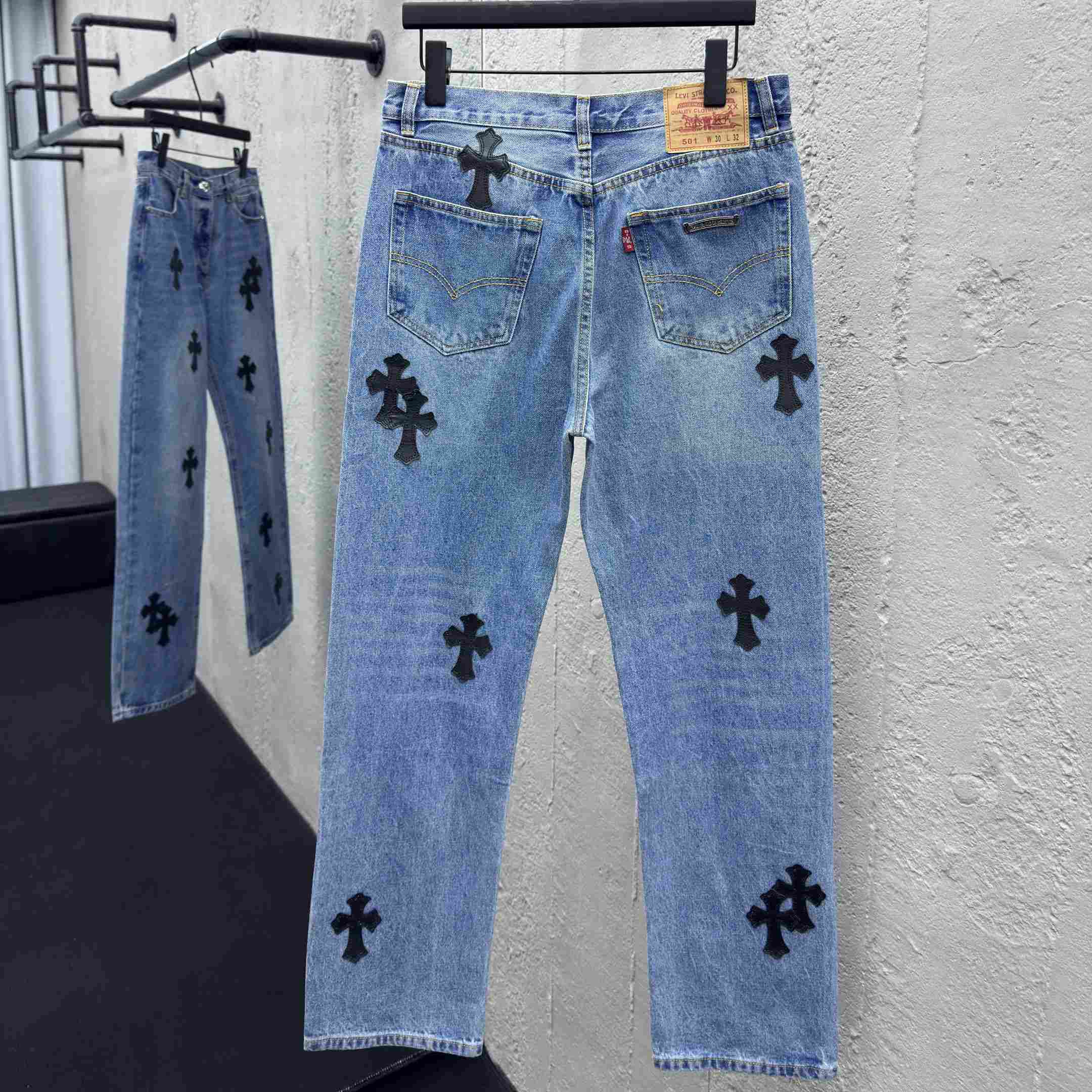 Chrome Hearts Jeans - DopestKickz