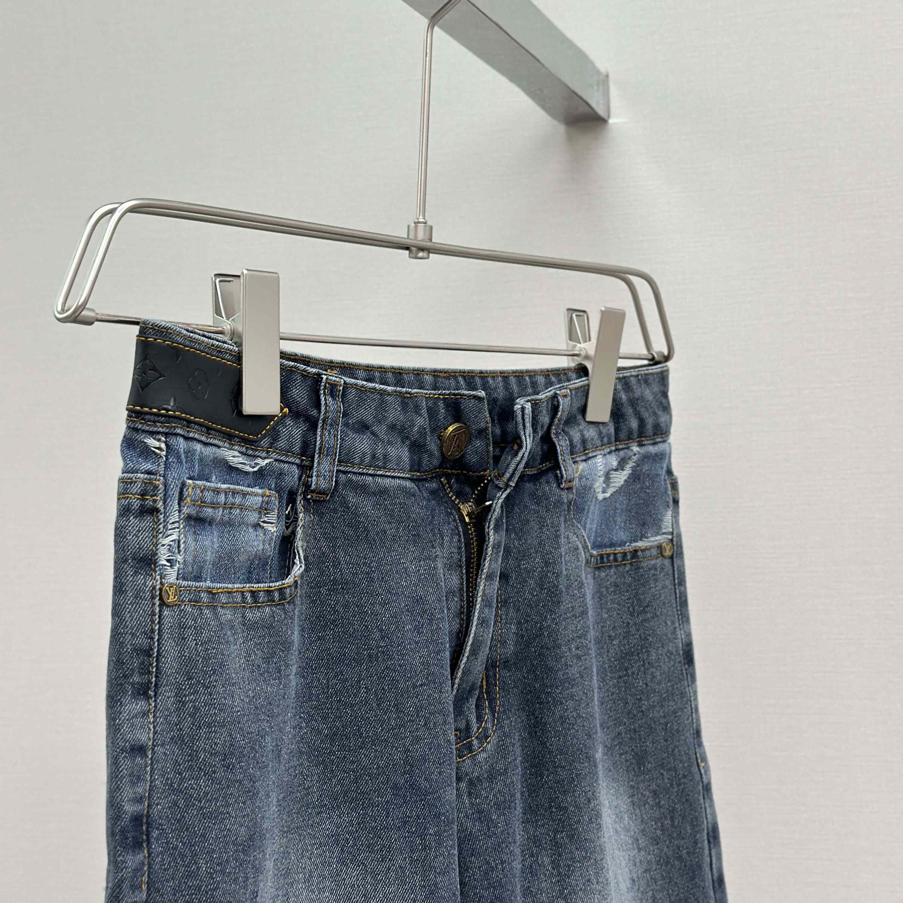 Louis Vuitton Denim Shorts - DopestKickz