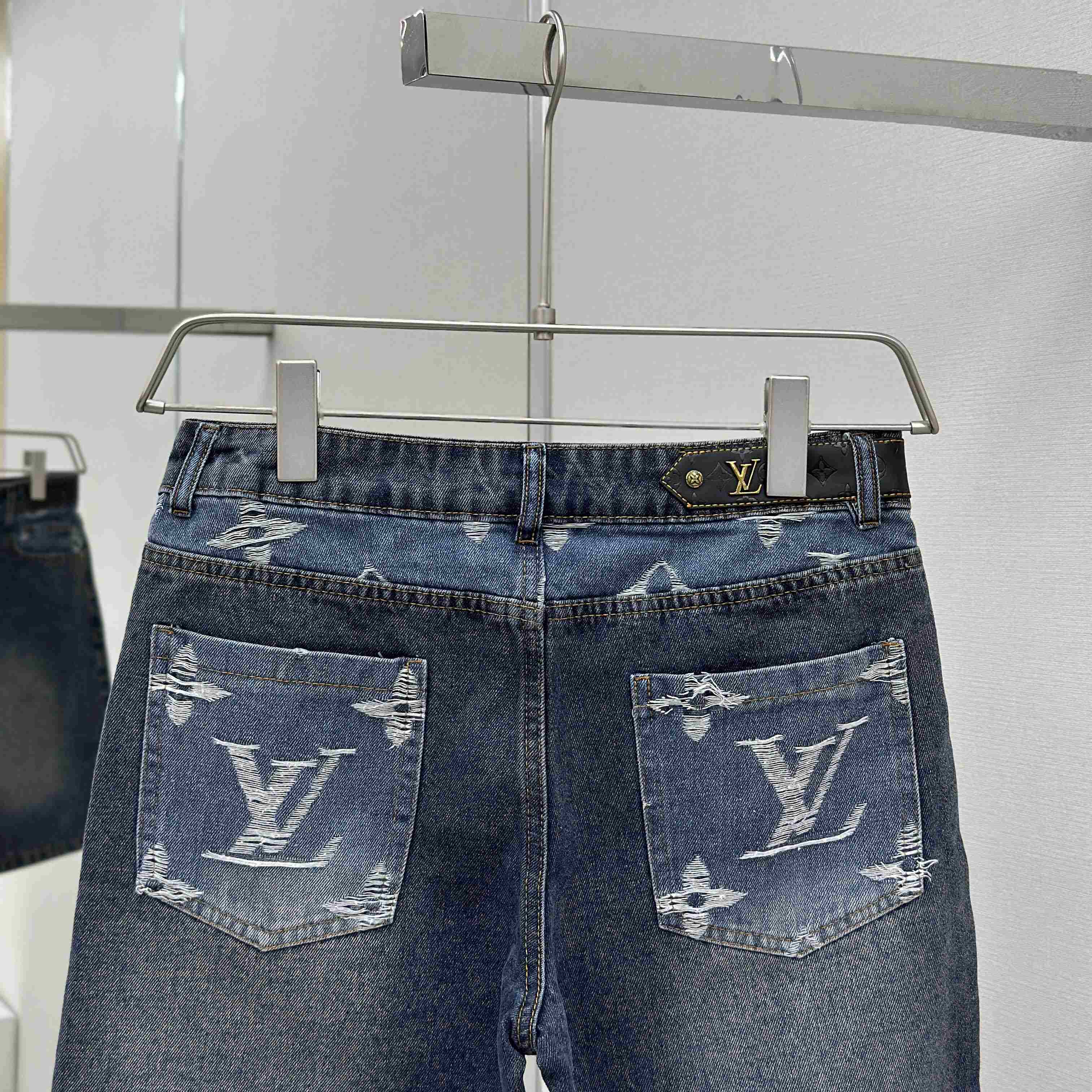 Louis Vuitton Denim Shorts - DopestKickz