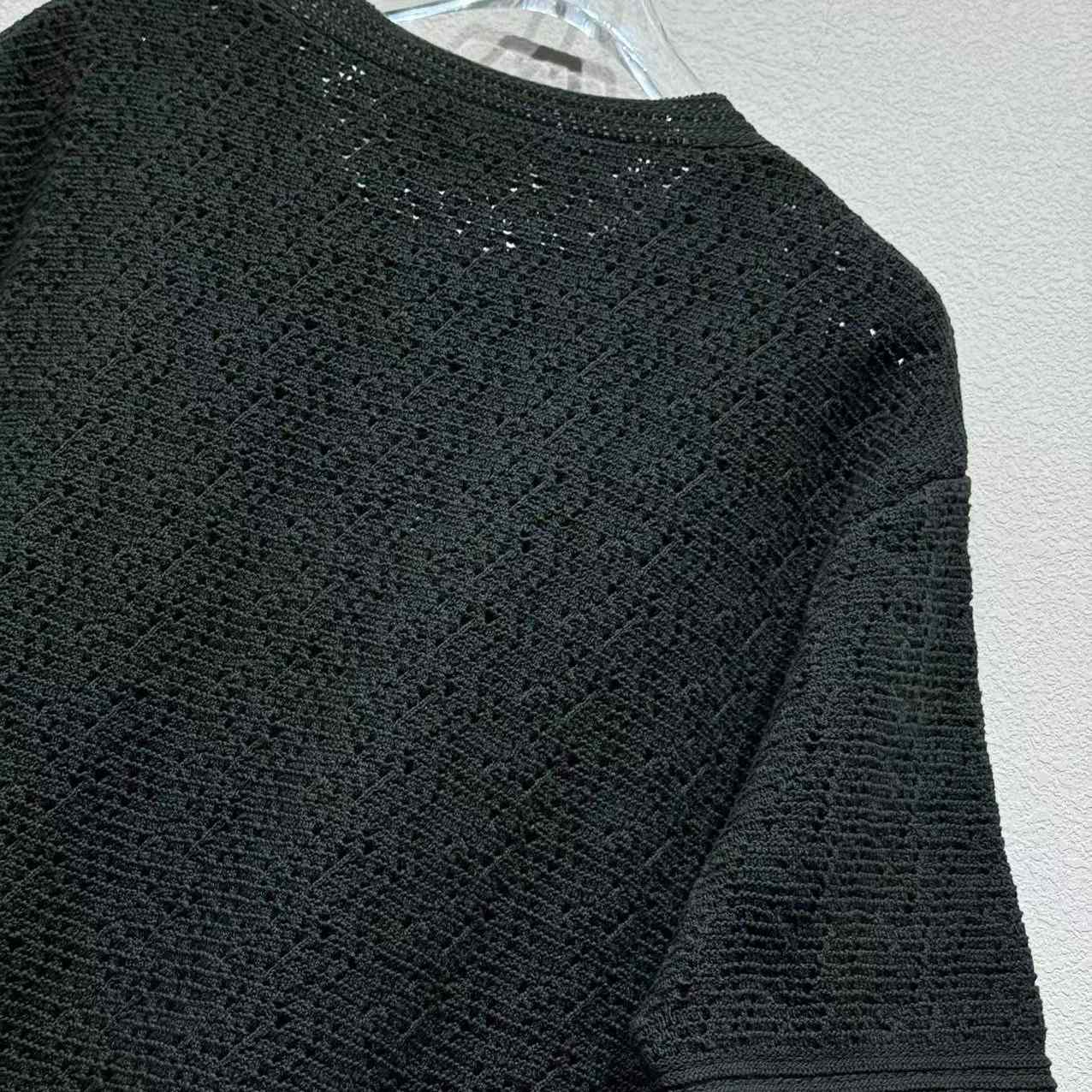Bottega Veneta Men's Crochet Knit Tee - DopestKickz