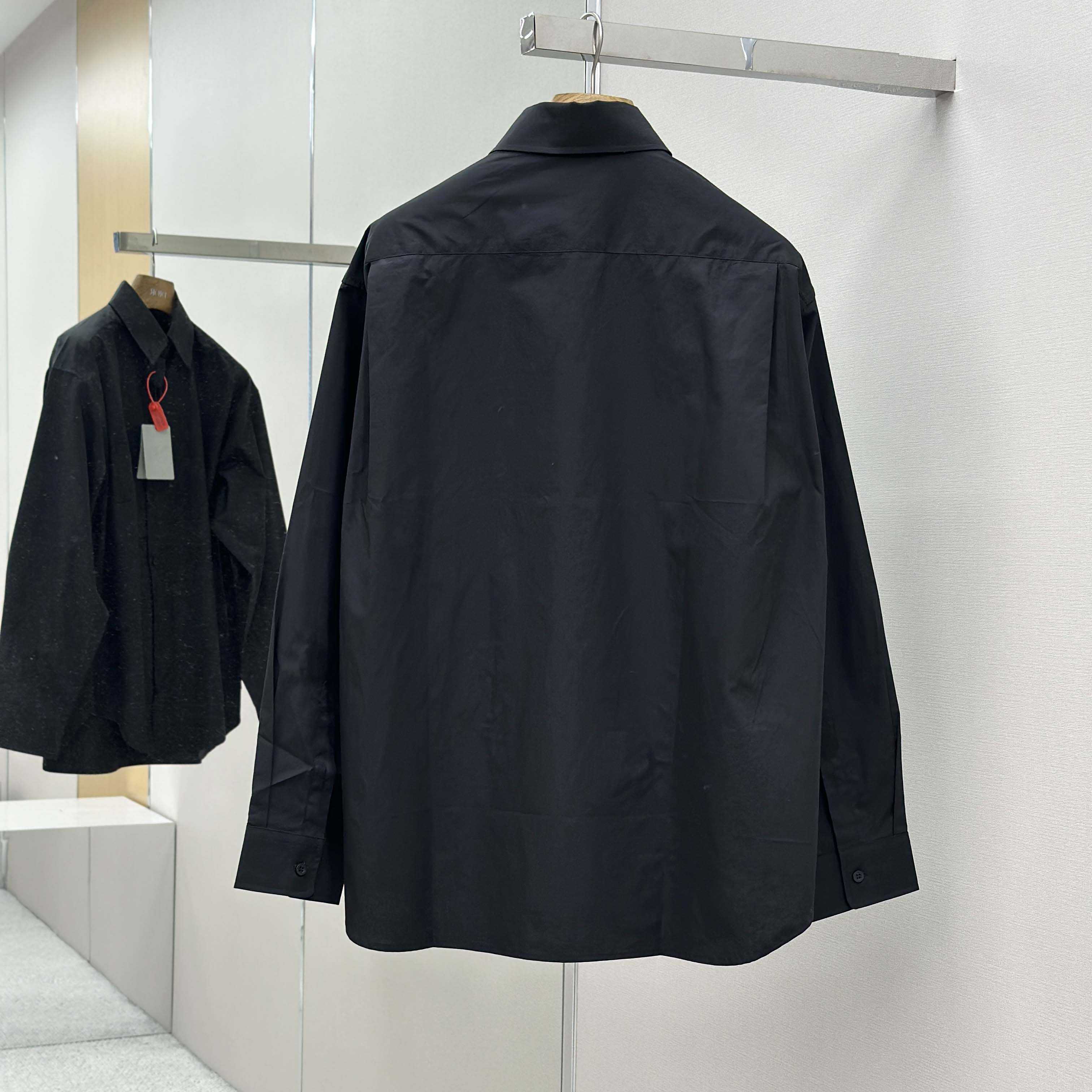 Balenciaga Large Fit Shirt In White Cotton Poplin - DopestKickz