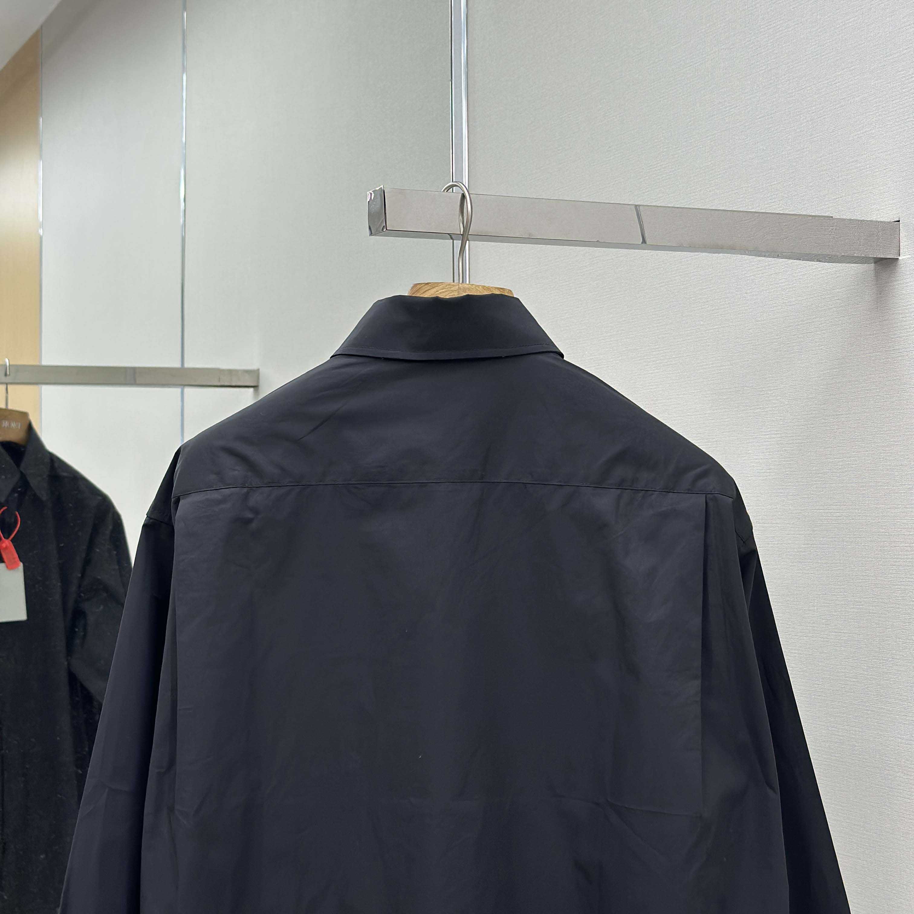 Balenciaga Large Fit Shirt In White Cotton Poplin - DopestKickz