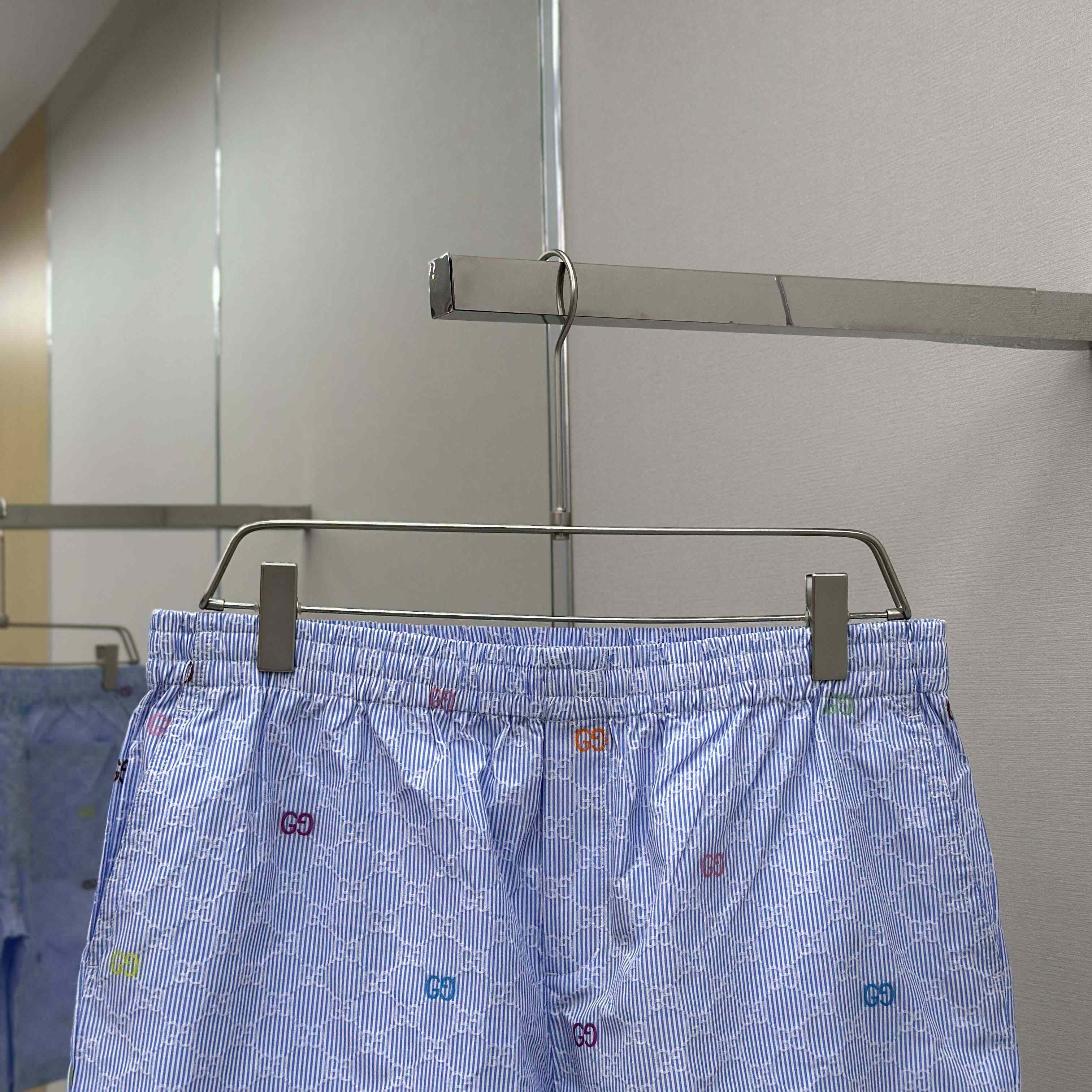 Gucci Striped Cotton Shorts - DopestKickz