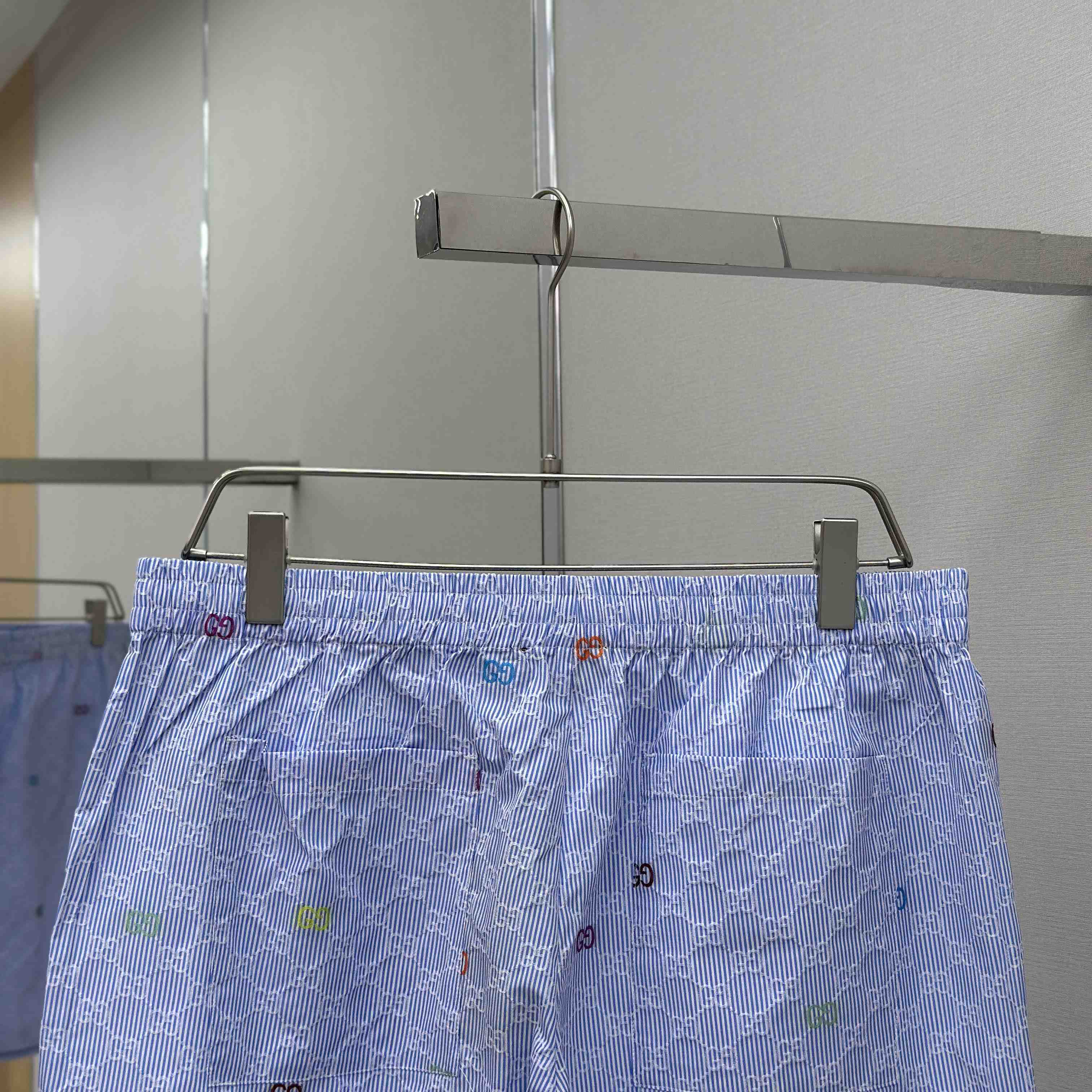 Gucci Striped Cotton Shorts - DopestKickz