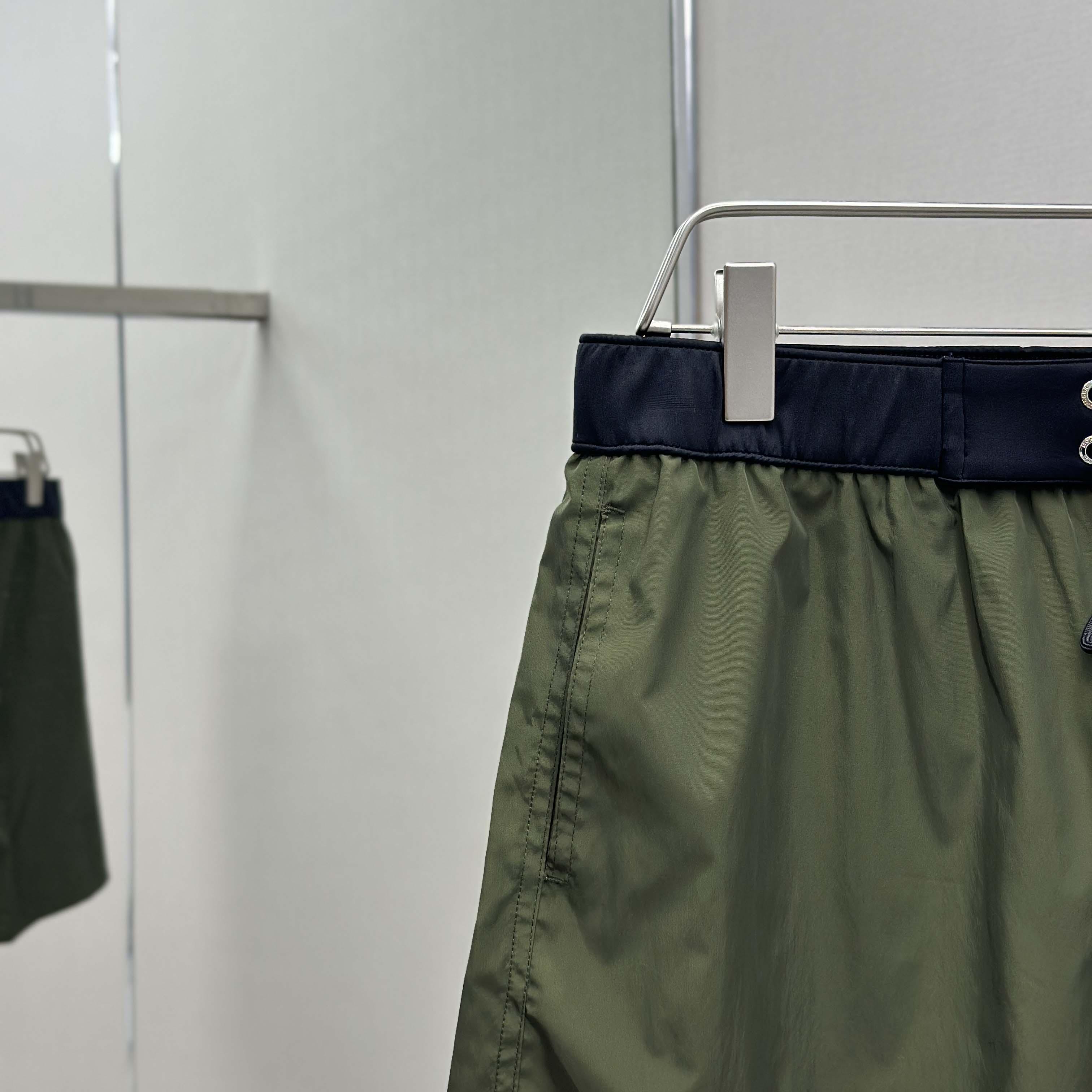 Moncler Logo Patch Swim Shorts - DopestKickz