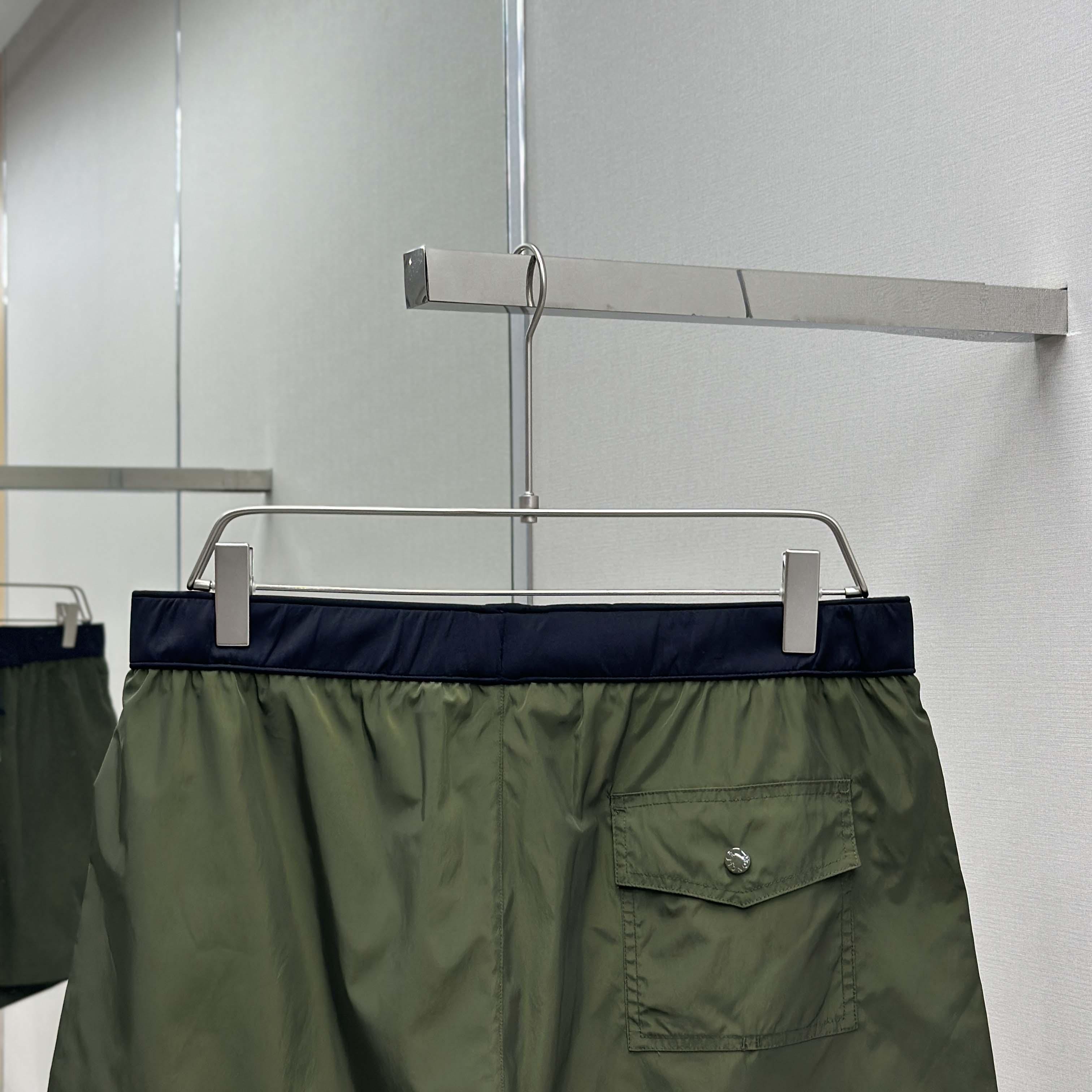 Moncler Logo Patch Swim Shorts - DopestKickz
