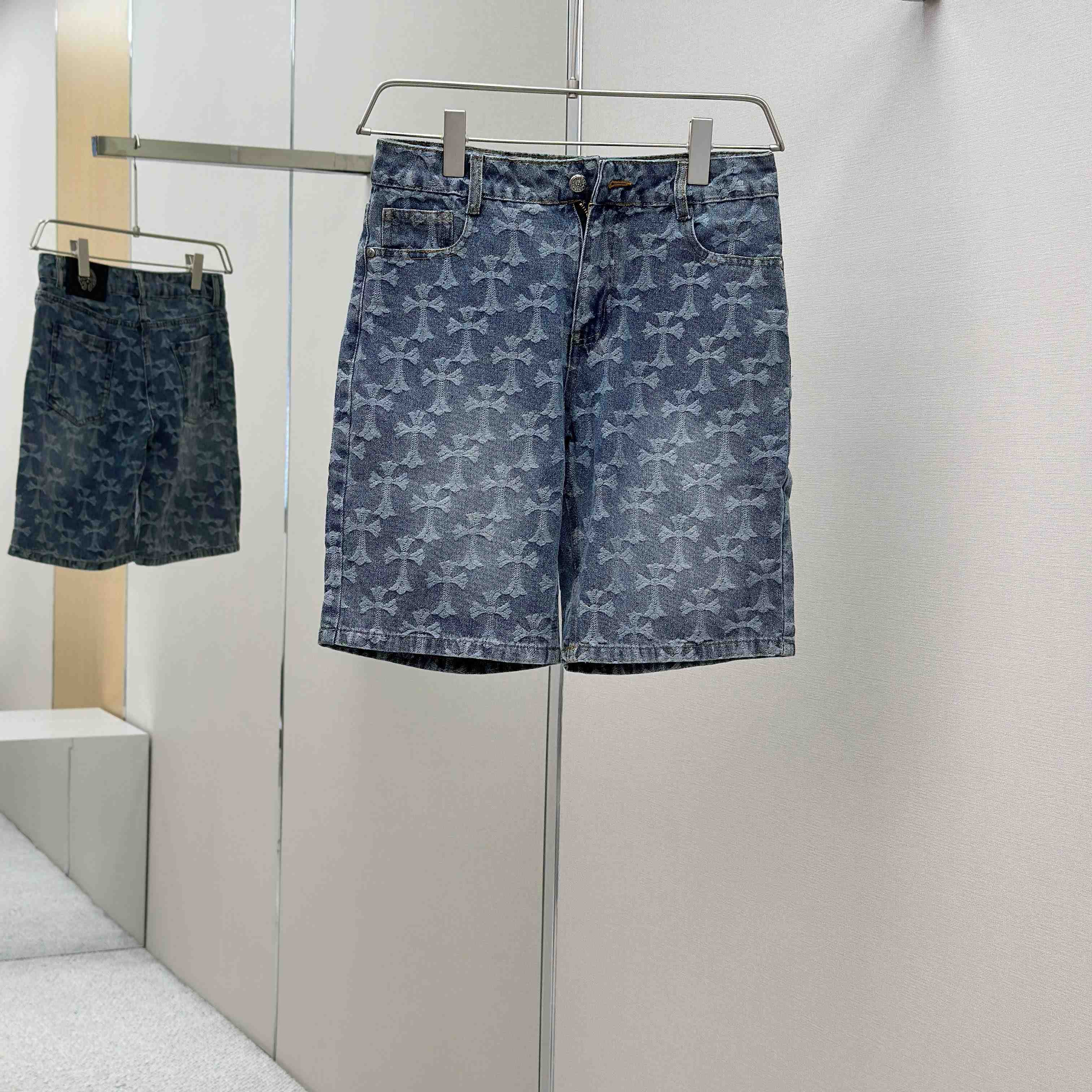 Chrome Hearts Denim Short - DopestKickz