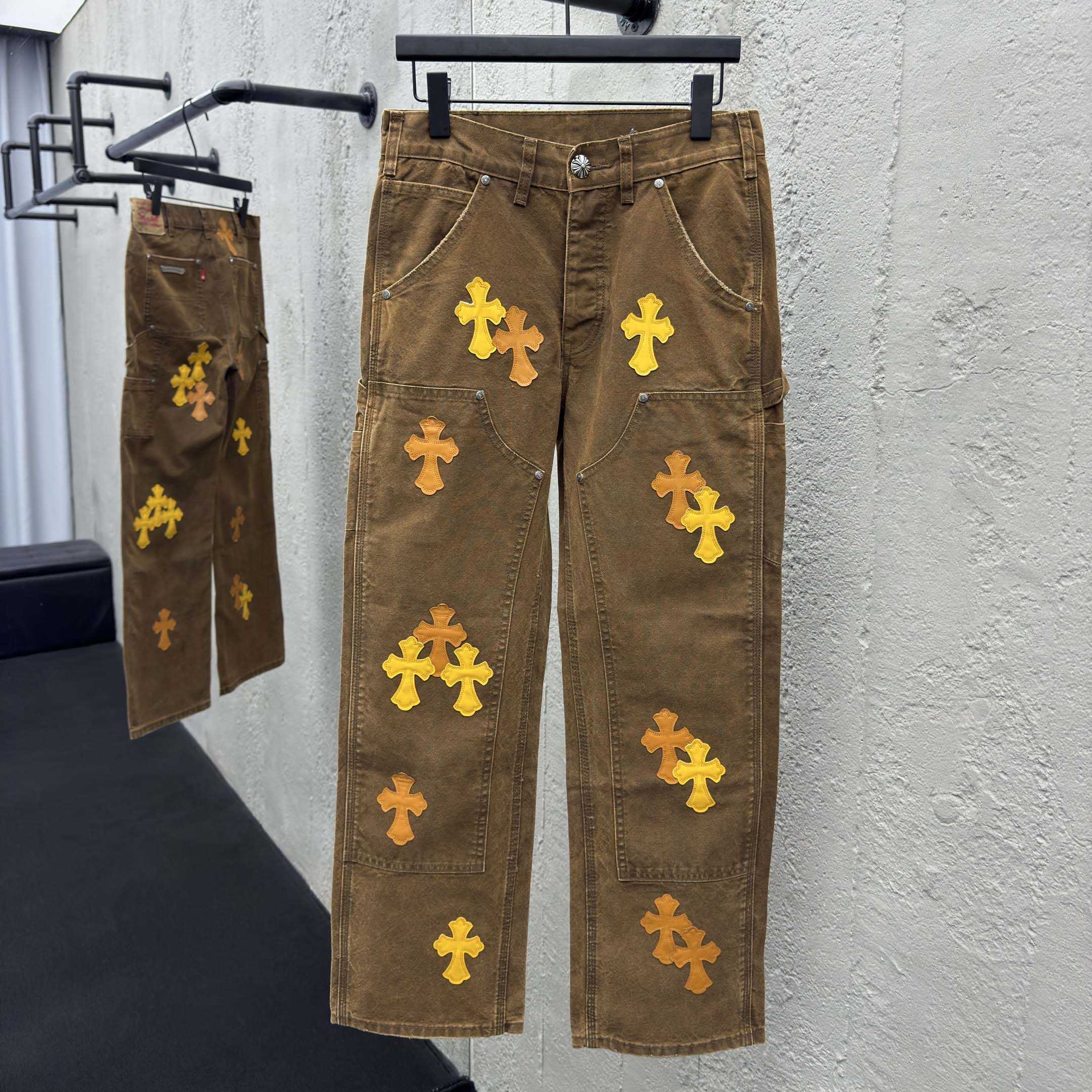 Chrome Hearts Cross Jeans - DopestKickz
