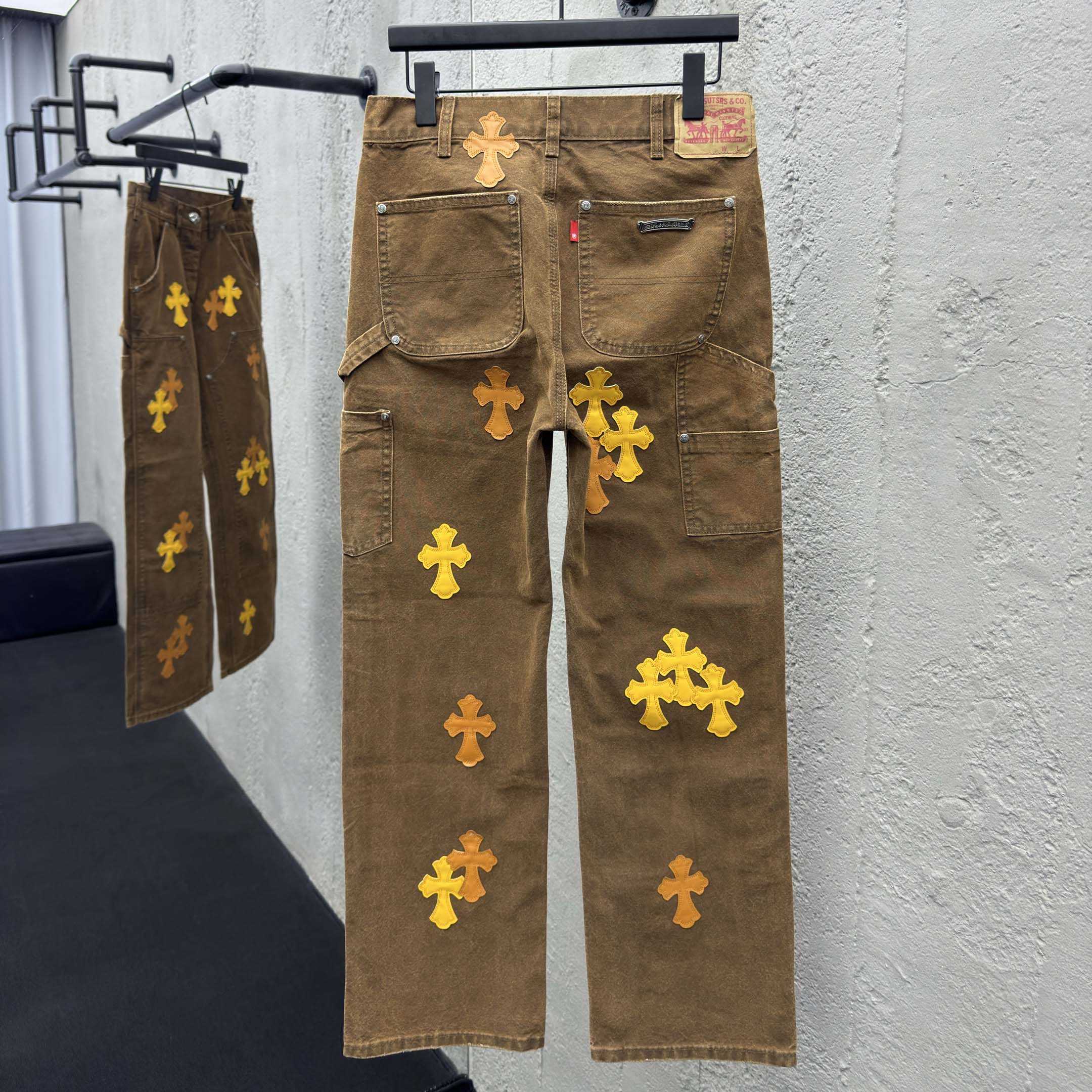 Chrome Hearts Cross Jeans - DopestKickz