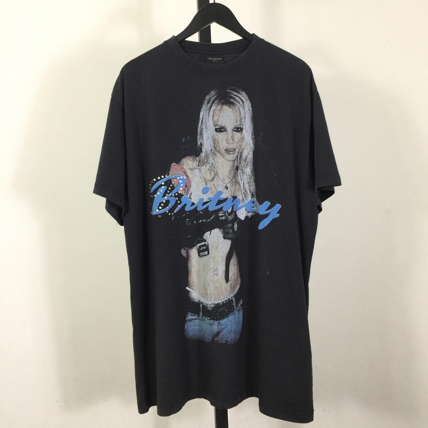 Balenciaga Music | Britney Spears Series Oversized T-Shirt  - DopestKickz