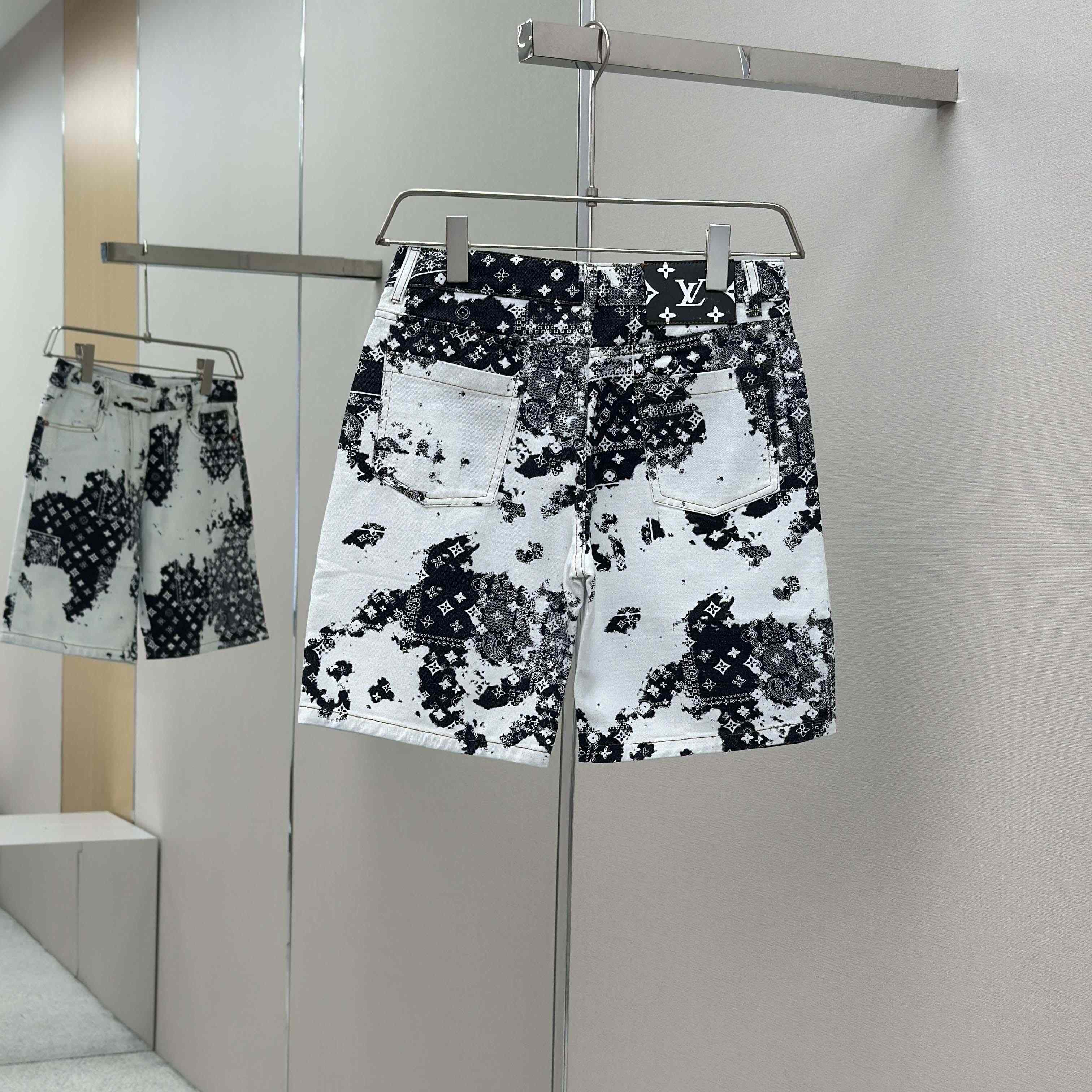 Louis Vuitton Monogram Denim Shorts - DopestKickz