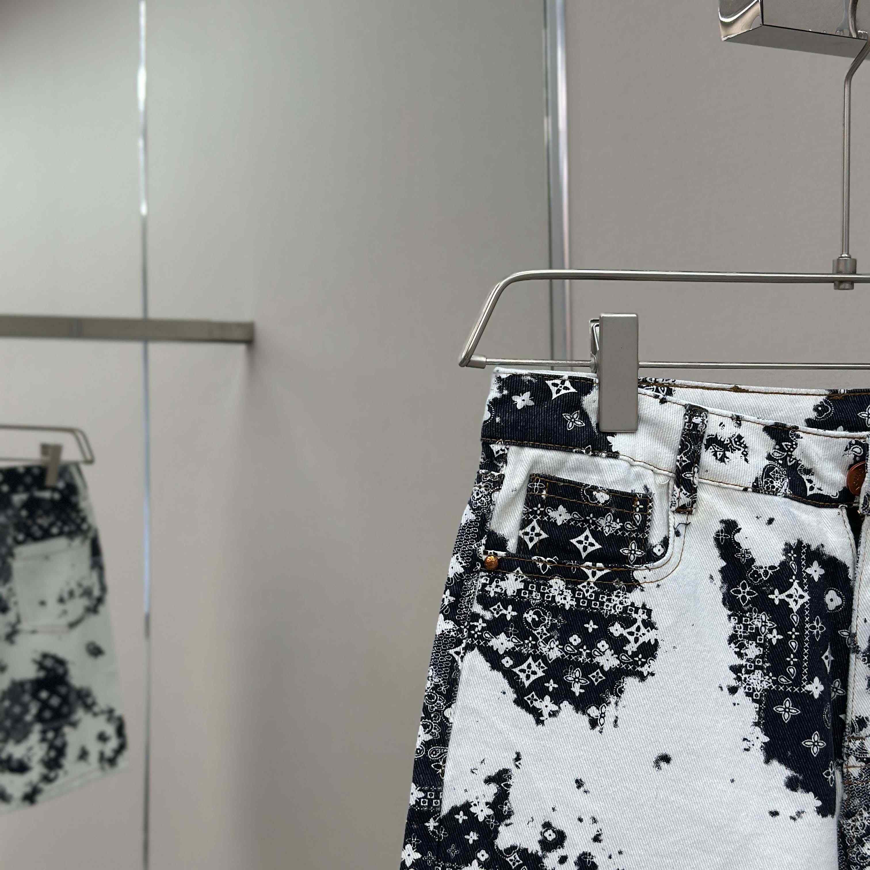 Louis Vuitton Monogram Denim Shorts - DopestKickz