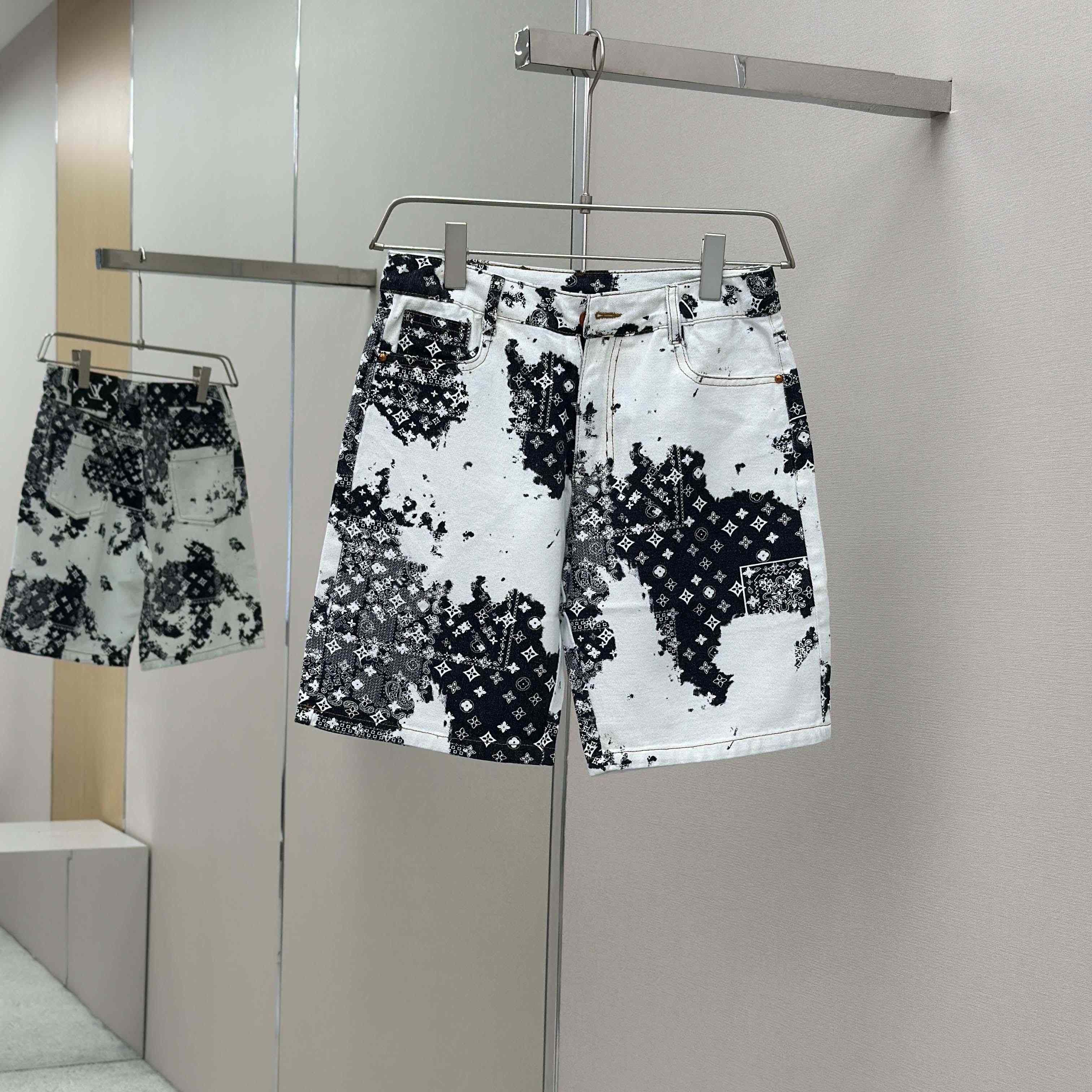 Louis Vuitton Monogram Denim Shorts - DopestKickz