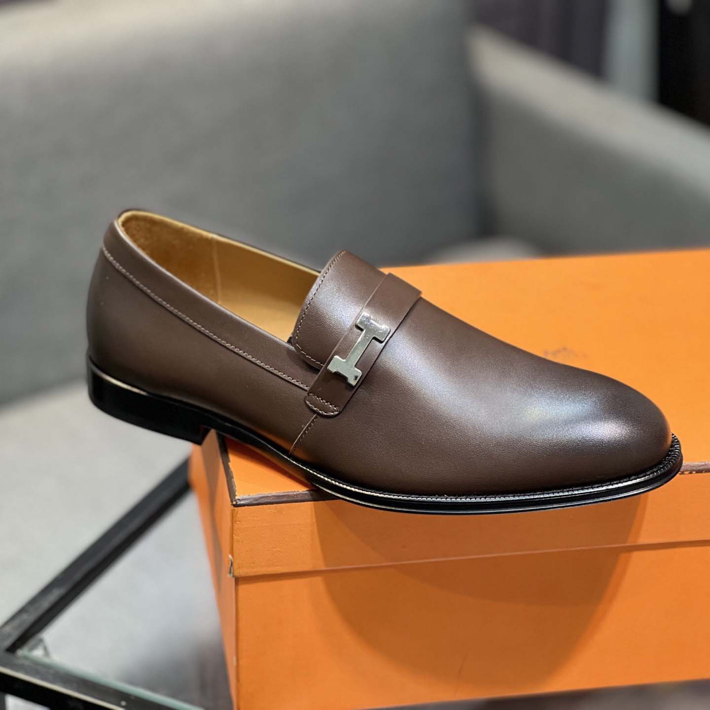 Hermes Leather Loafers  - DopestKickz