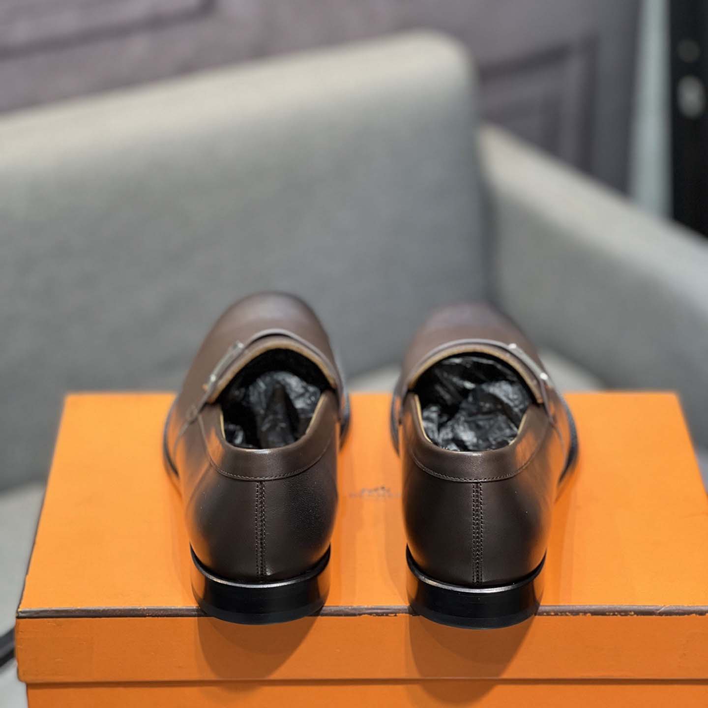 Hermes Leather Loafers  - DopestKickz