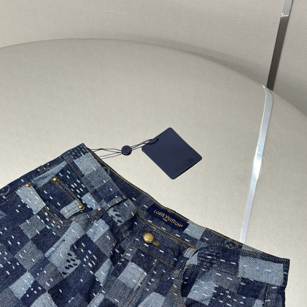 Louis Vuitton x Nigo Denim Shorts - DopestKickz