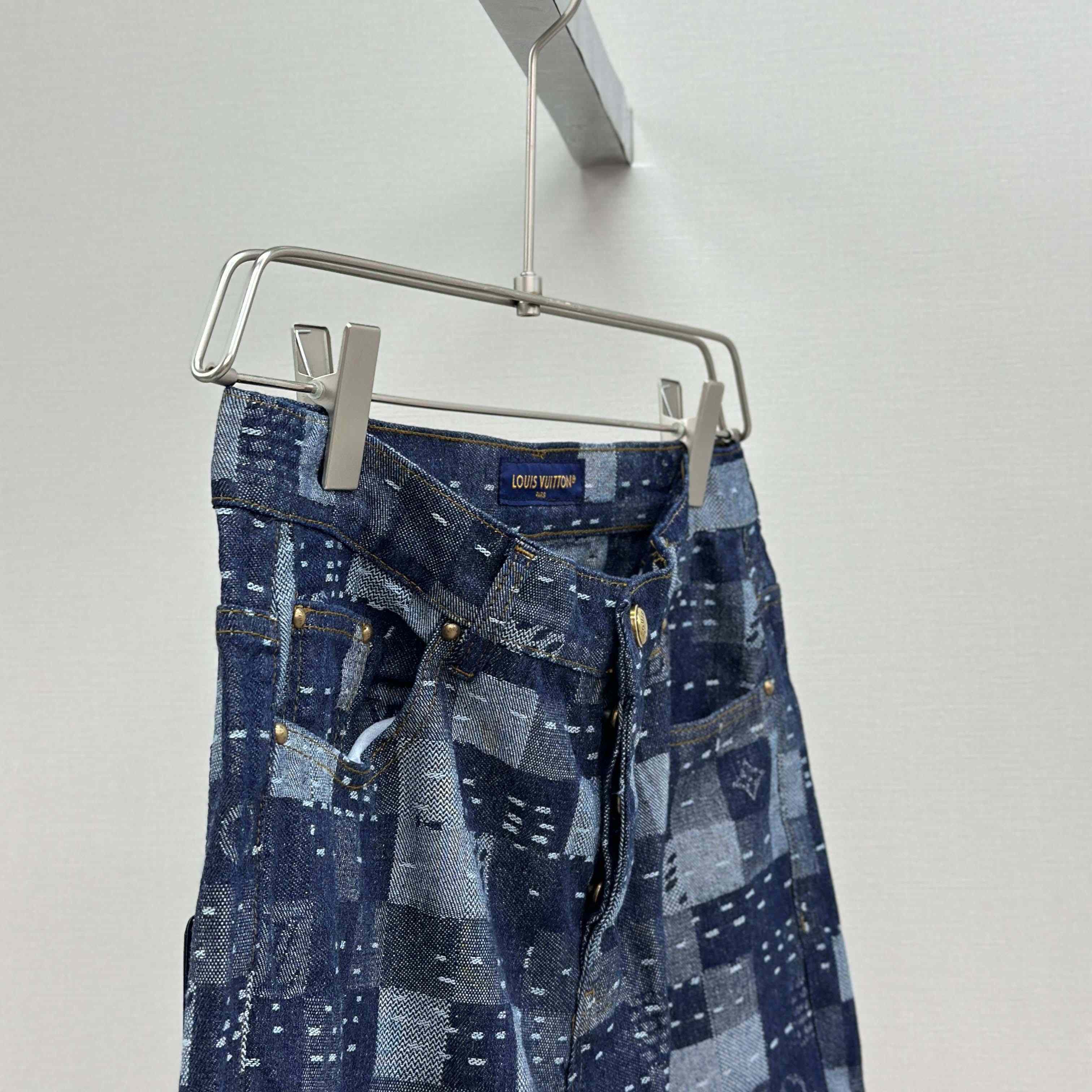 Louis Vuitton x Nigo Denim Shorts - DopestKickz
