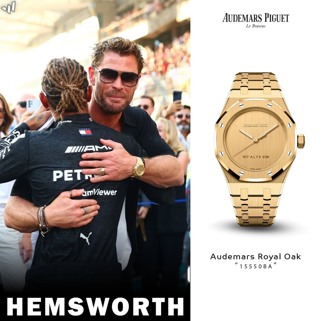 Audemars Piguet Royal Oak 15550BA Champagne Dial 1017 ALYX 9SM in Yellow Gold - DopestKickz