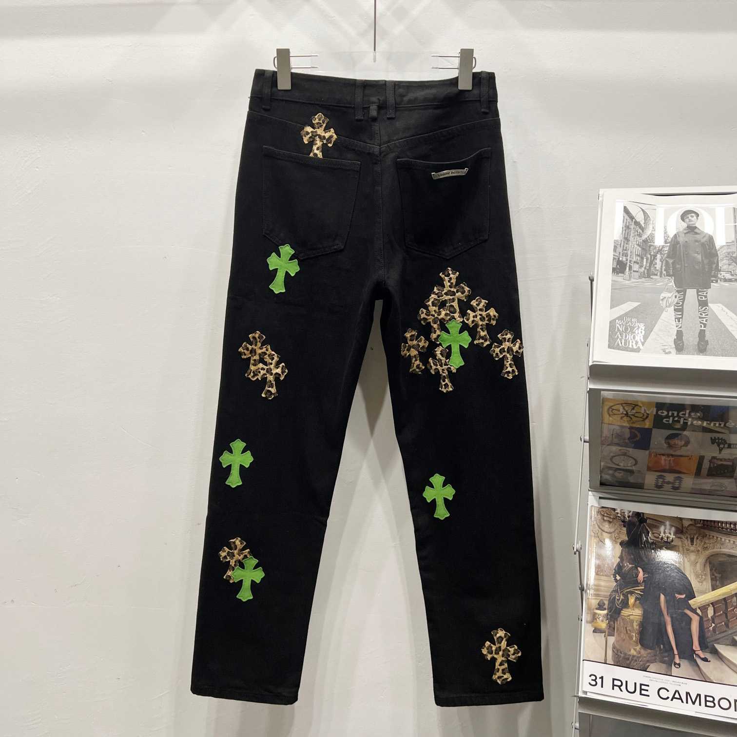 Chrome Hearts Cross Jeans - DopestKickz
