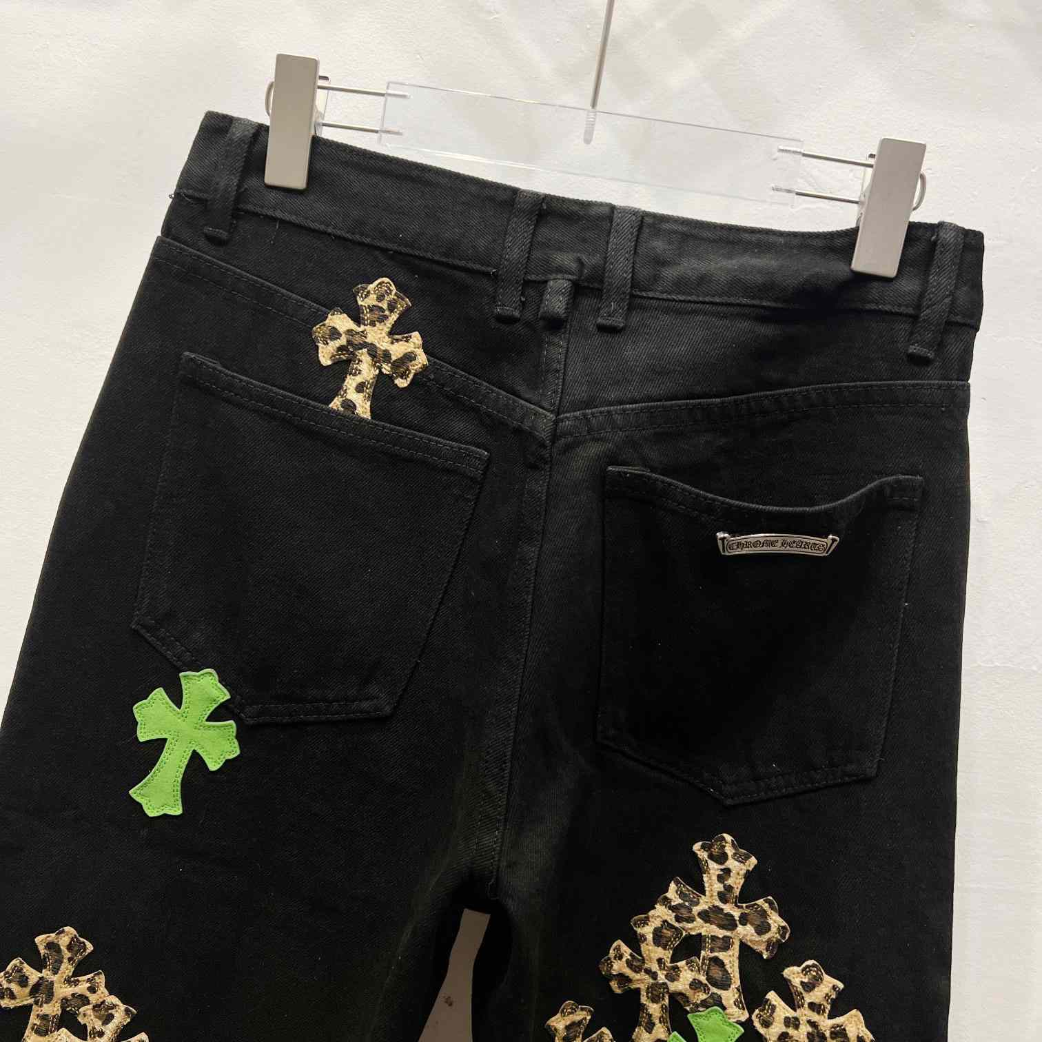 Chrome Hearts Cross Jeans - DopestKickz