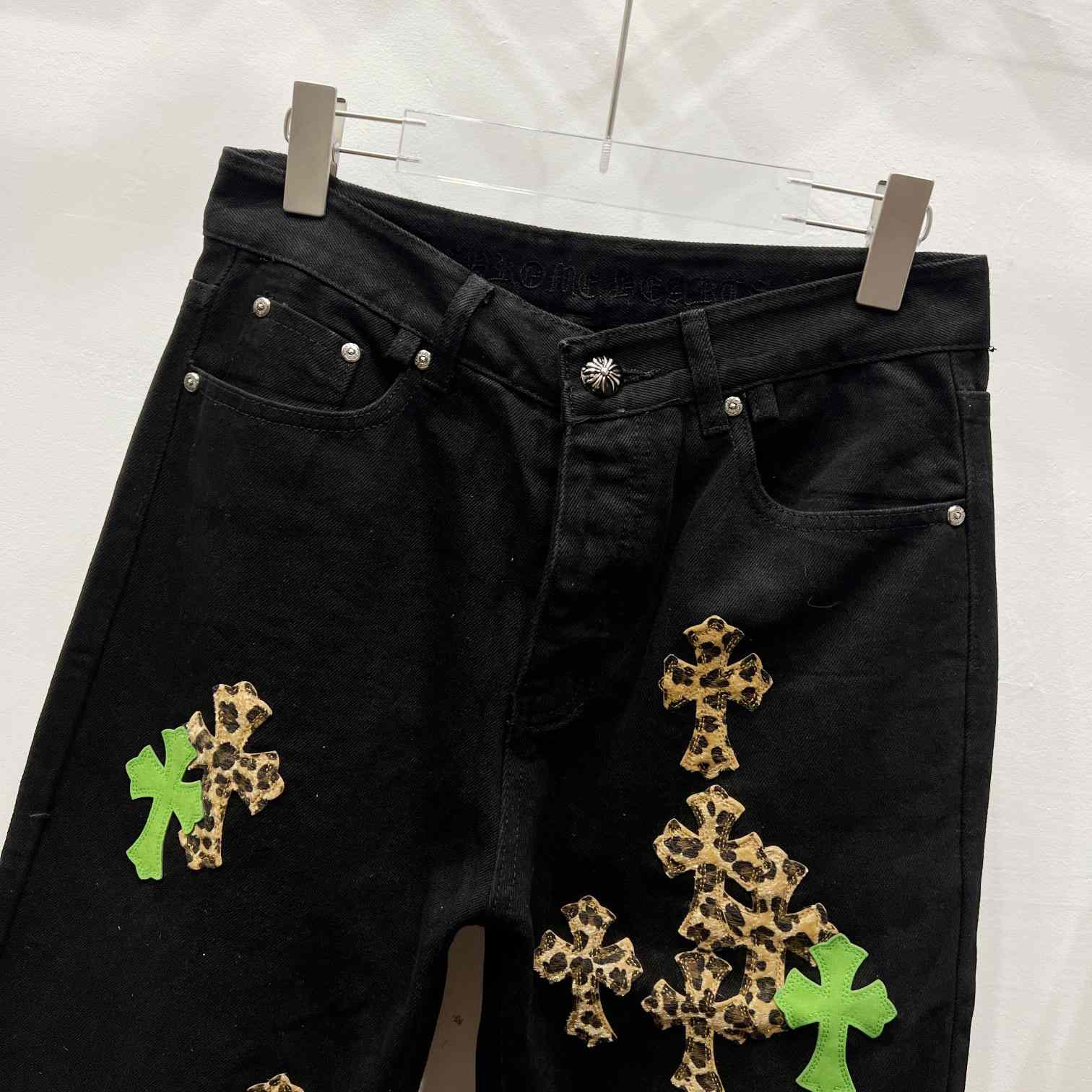 Chrome Hearts Cross Jeans - DopestKickz