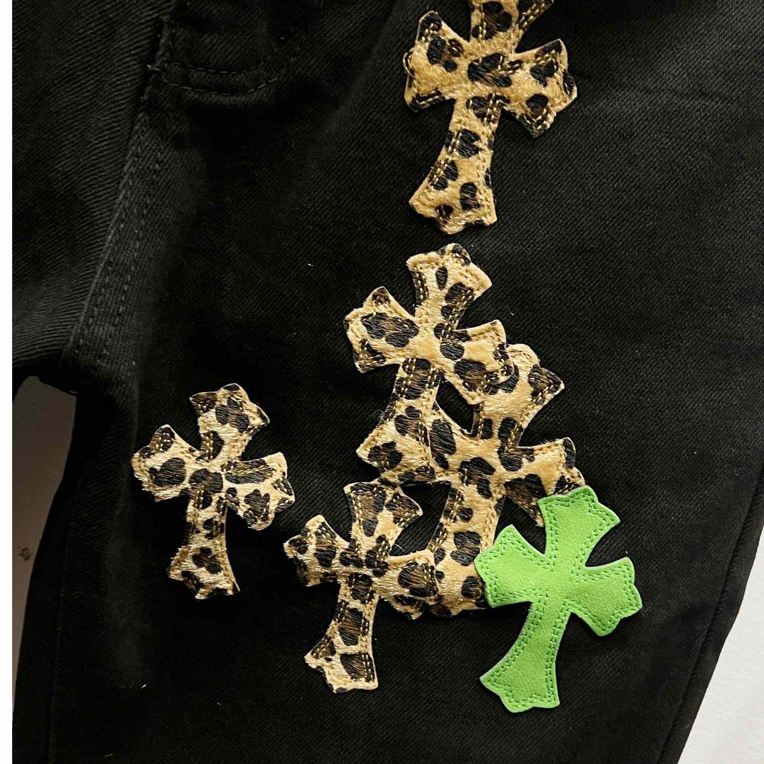 Chrome Hearts Cross Jeans - DopestKickz