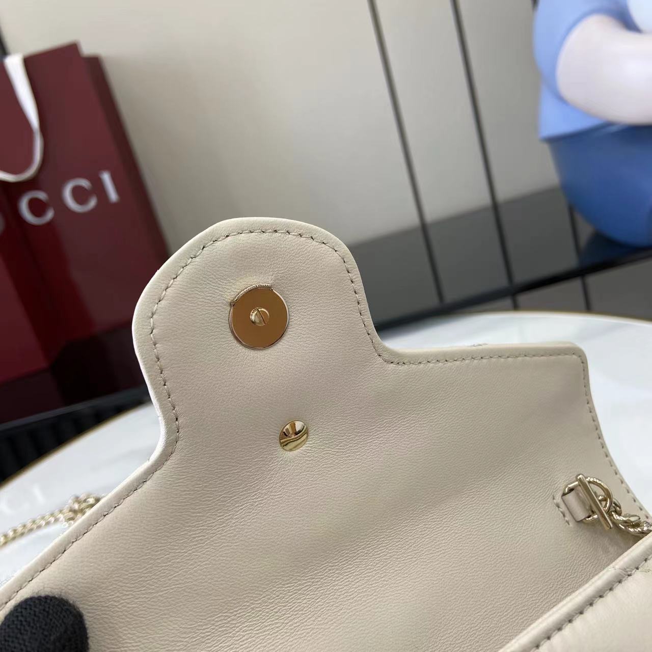 Gucci GG Marmont Wallet On Chain - DopestKickz