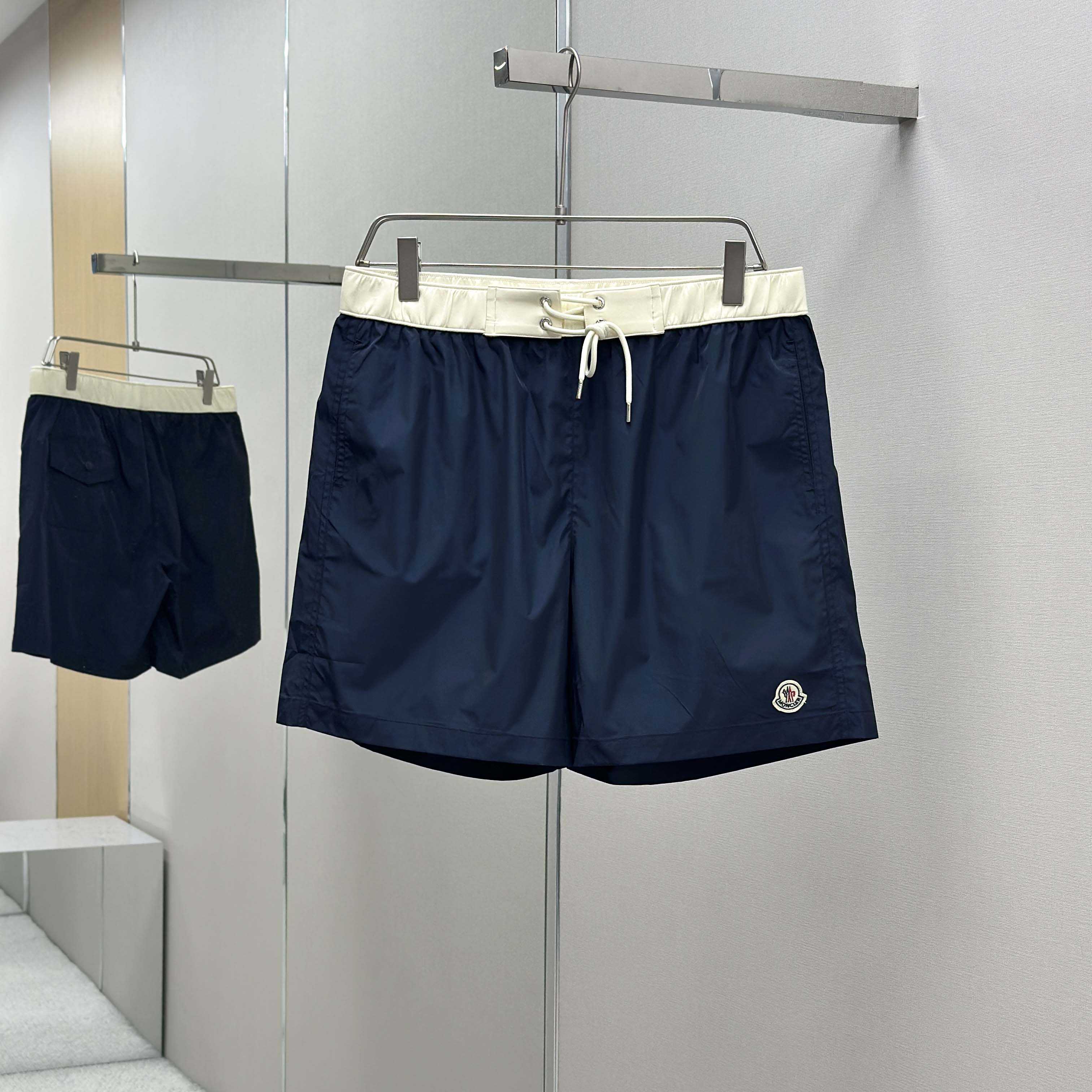 Moncler Logo Patch Swim Shorts - DopestKickz
