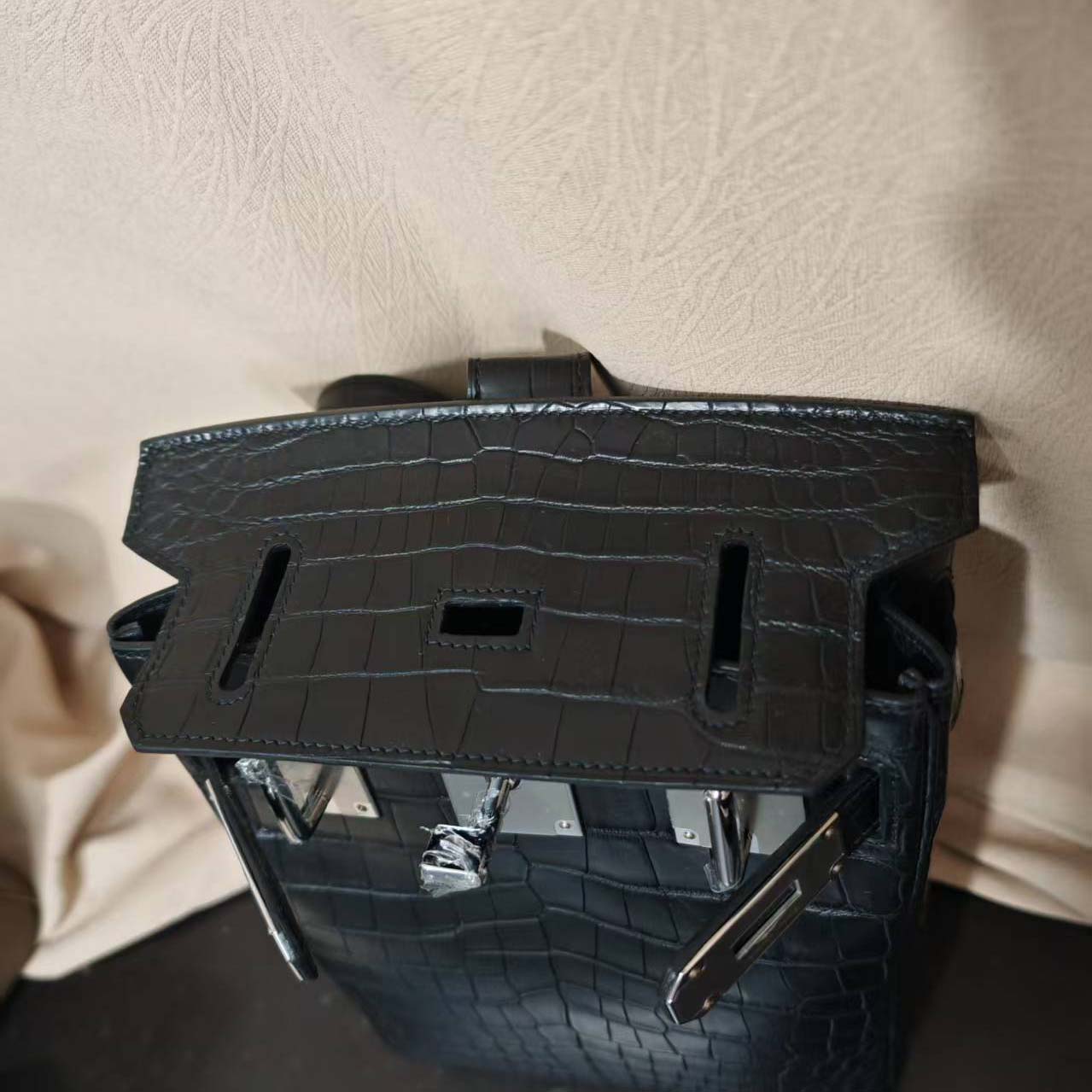 Hermes Hac-a-Dos Beton Croco PHW - DopestKickz