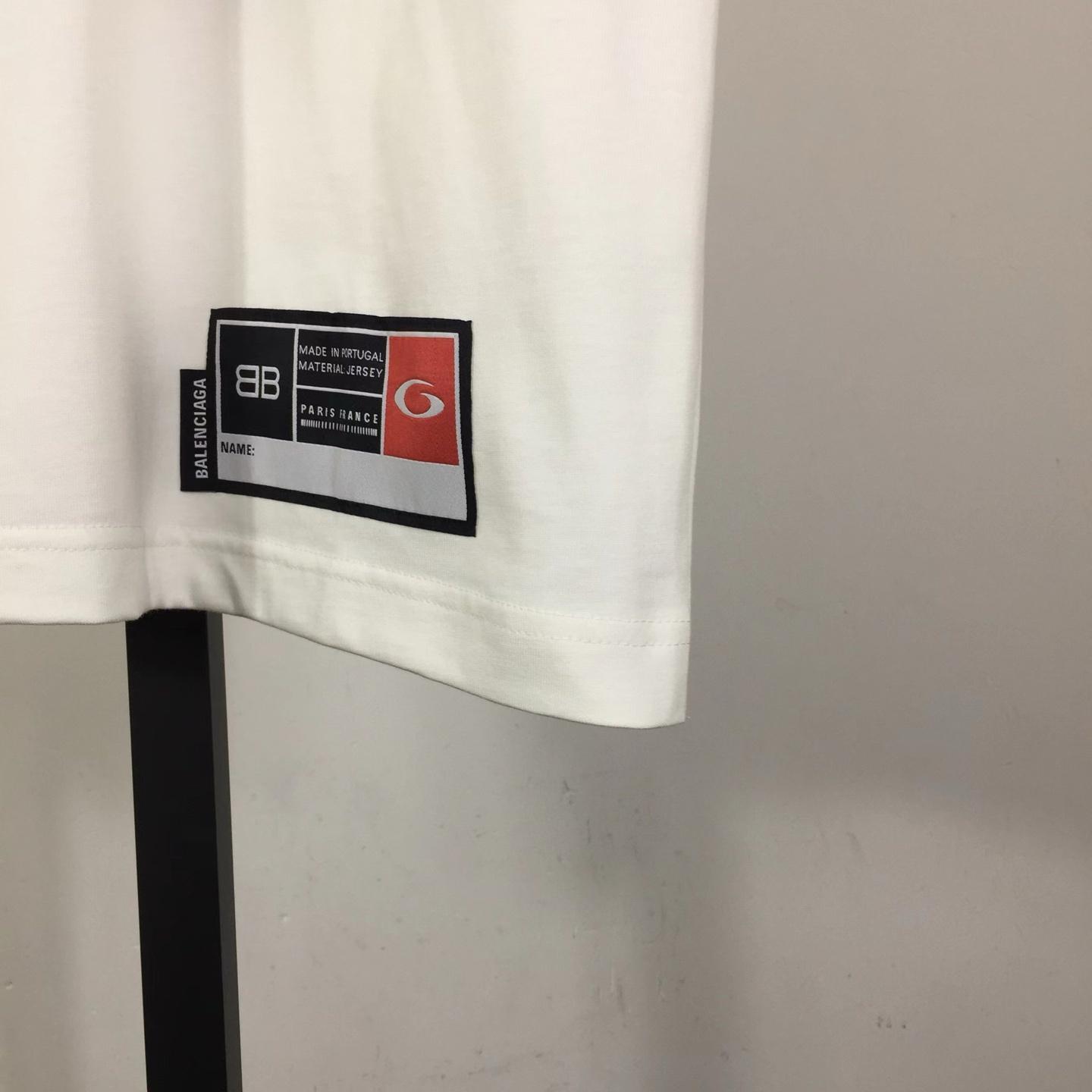 Balenciaga Basketball Series - Oversized T-Shirt In Off White - DopestKickz