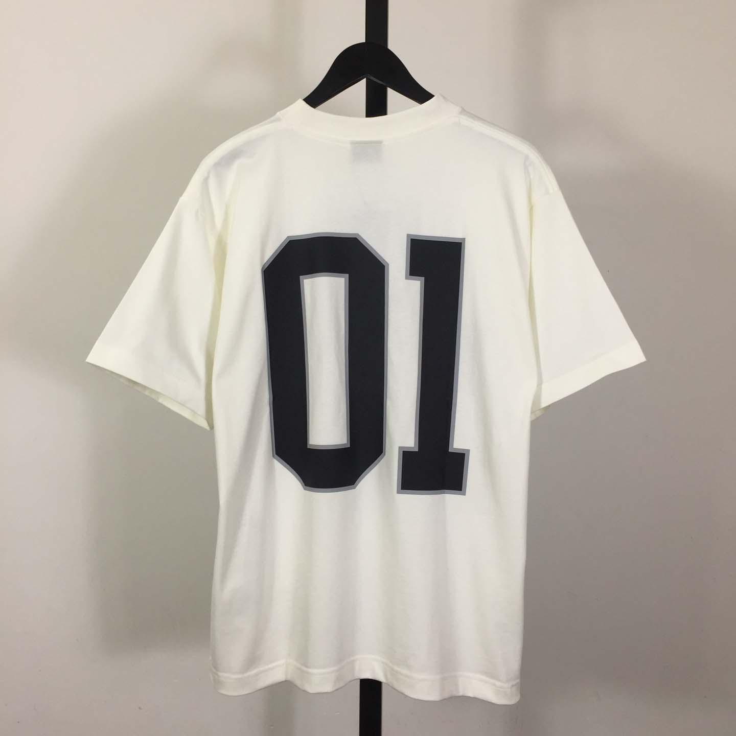 Balenciaga Basketball Series - Oversized T-Shirt In Off White - DopestKickz